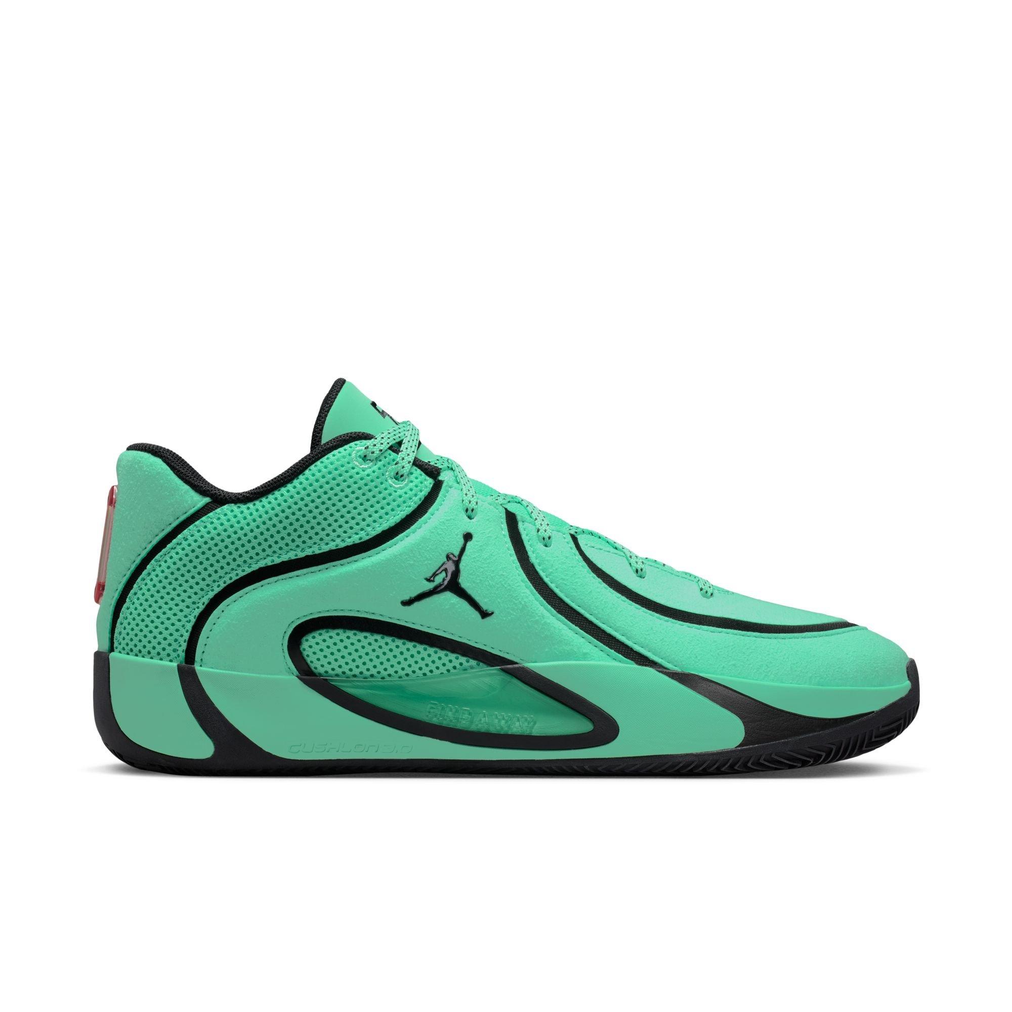 Jordan Tatum 4 "Green Glow" Men's Basketball Shoe - GREEN GLOW/BLACK/BRIGHT CRIMSON Thumbnail View 1