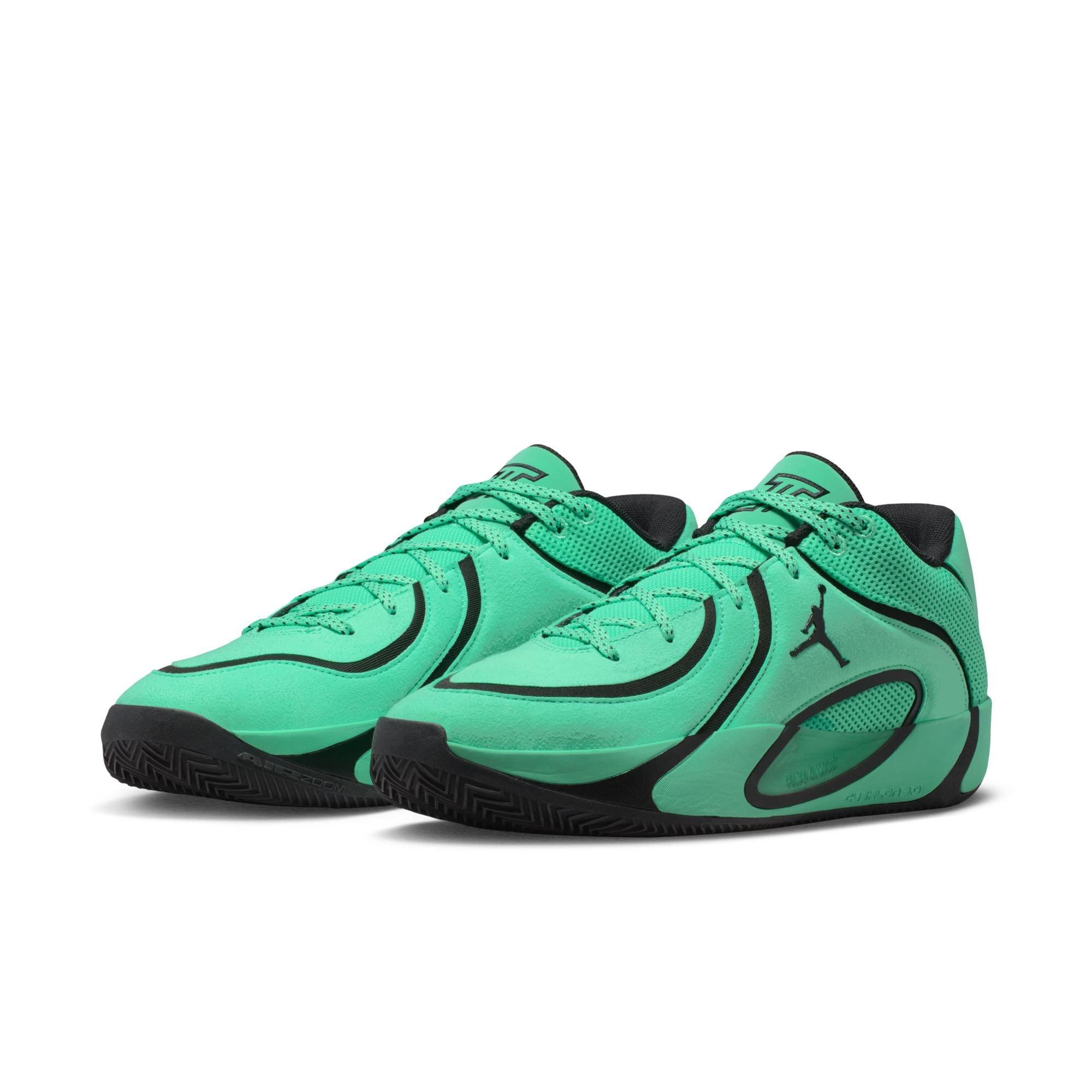 Jordan Tatum 4 "Green Glow" Men's Basketball Shoe - GREEN GLOW/BLACK/BRIGHT CRIMSON Thumbnail View 3