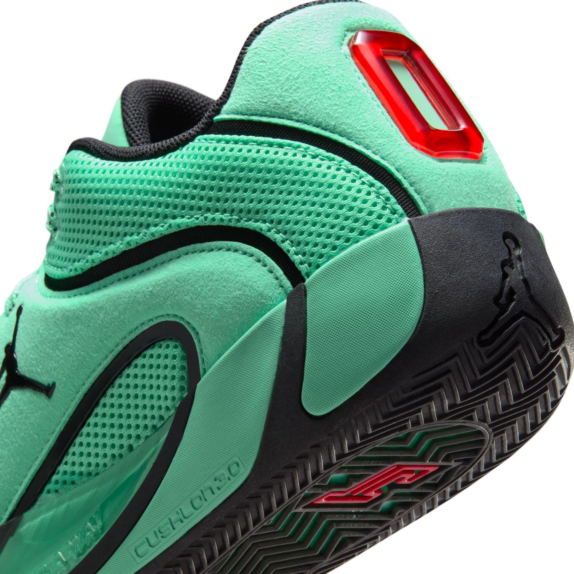 Jordan Tatum 4 "Green Glow" Men's Basketball Shoe - GREEN GLOW/BLACK/BRIGHT CRIMSON Thumbnail View 5