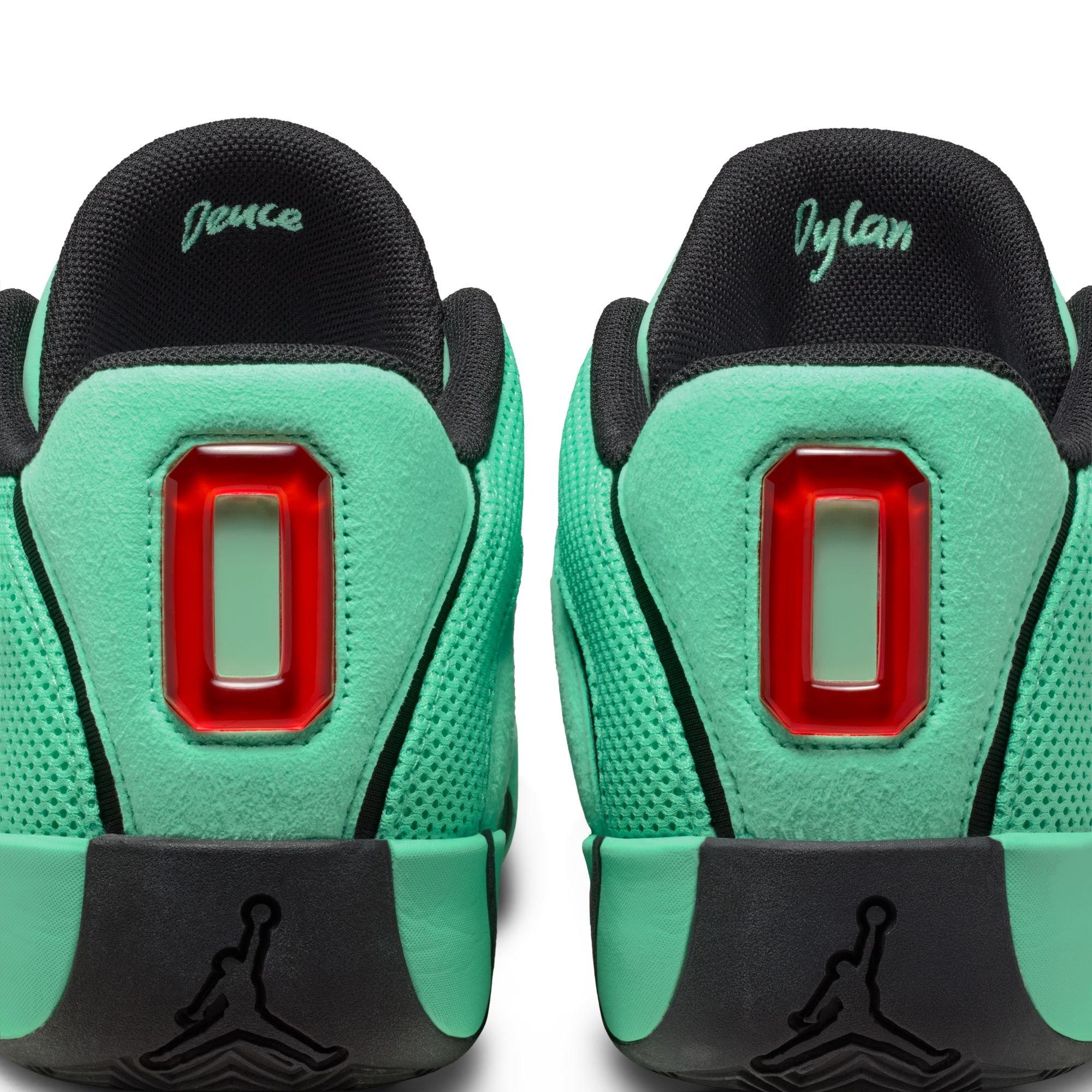 Jordan Tatum 4 "Green Glow" Men's Basketball Shoe - GREEN GLOW/BLACK/BRIGHT CRIMSON Thumbnail View 6