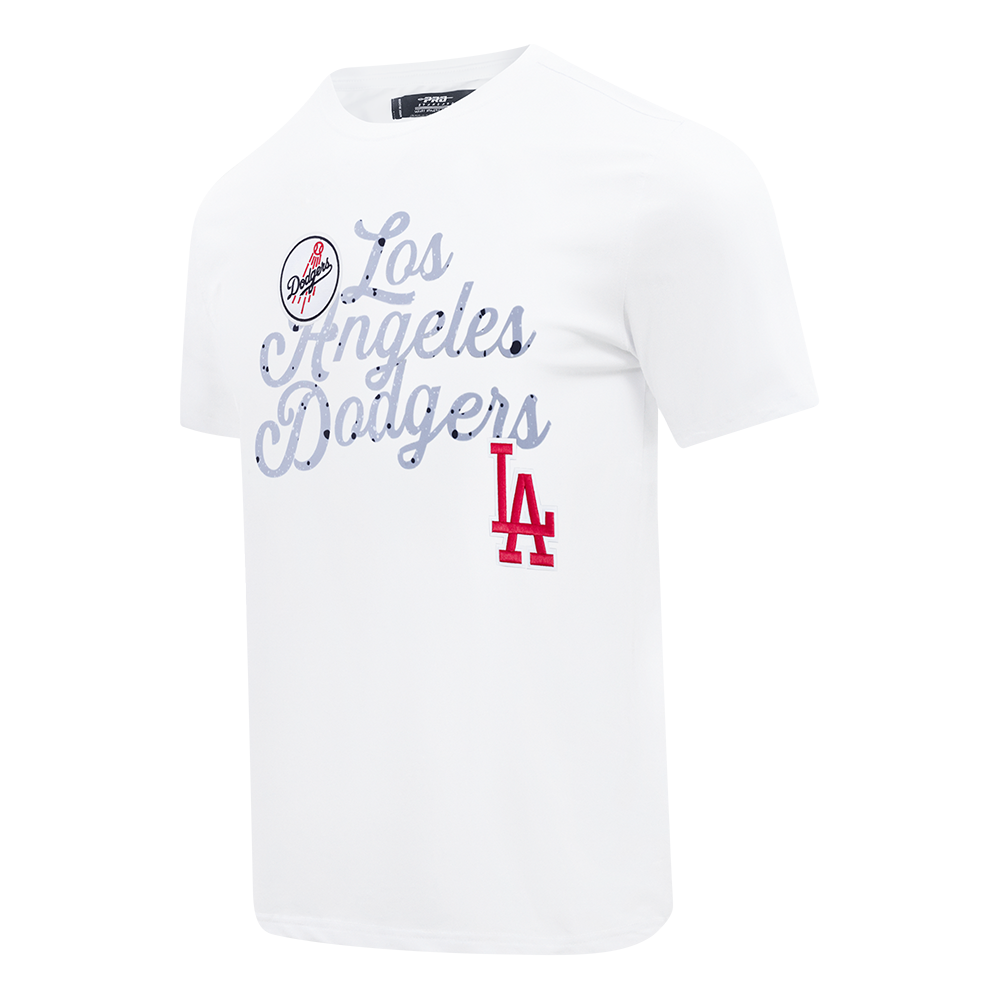 Pro Standard Los Angeles Dodgers White Cement Tee-White - WHITE Thumbnail View 3