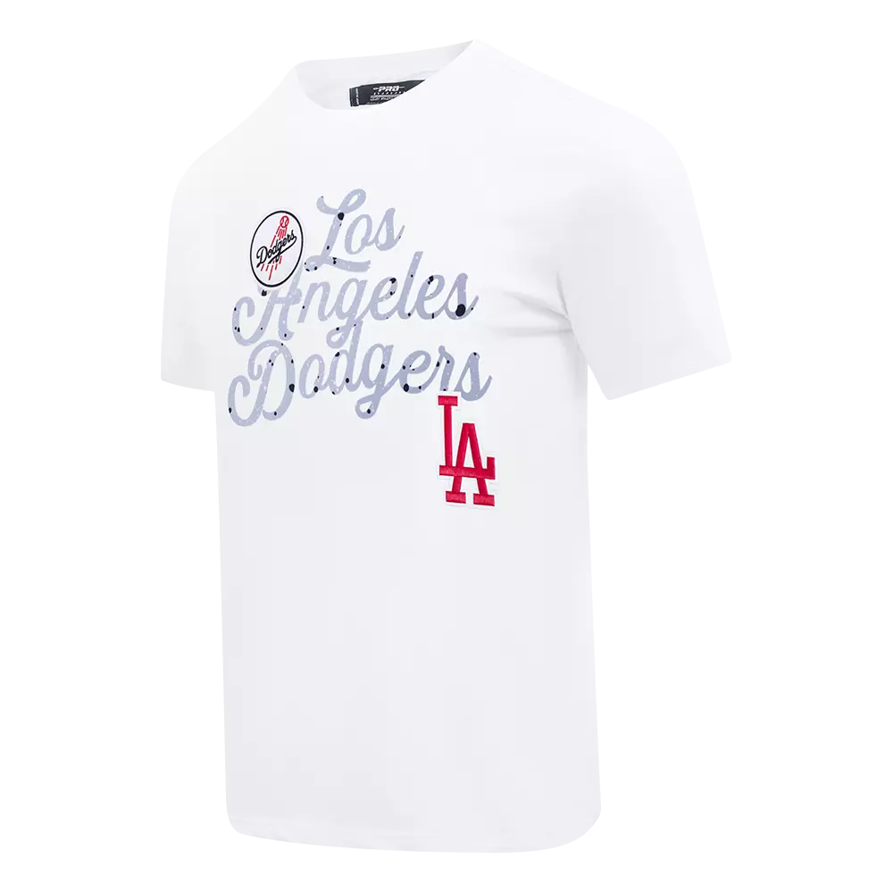 Pro Standard Los Angeles Dodgers White Cement Tee-White - WHITE