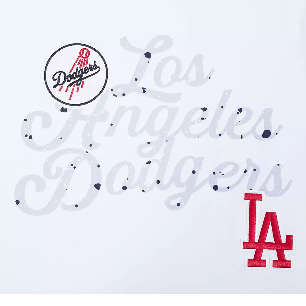 Pro Standard Los Angeles Dodgers White Cement Tee-White - WHITE