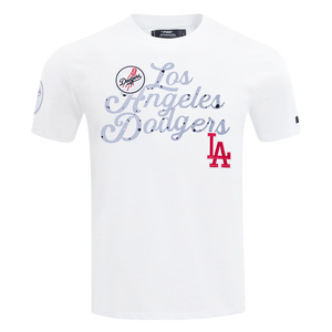 Pro Standard Los Angeles Dodgers White Cement Tee-White