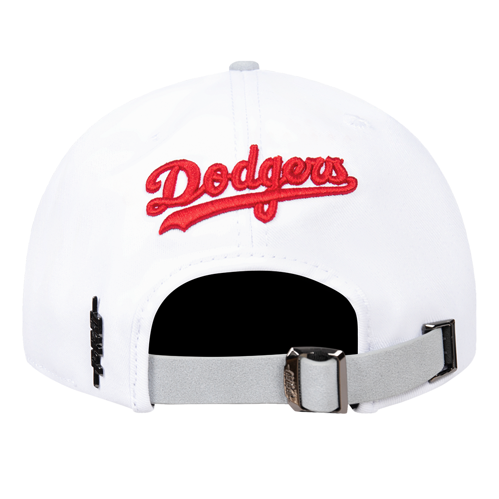 Pro Standard Los Angeles Dodgers White Cement Snapback Hat-White