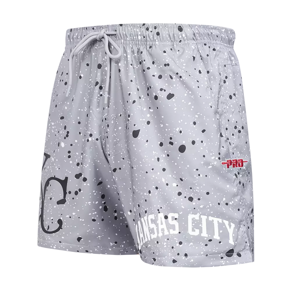 Pro Standard Kansas City Royals White Cement Shorts-Grey - GREY