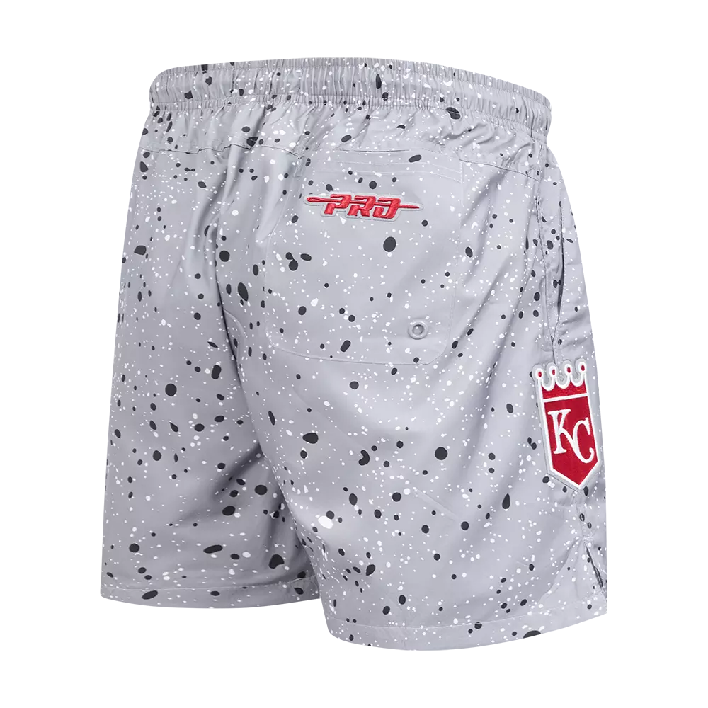Pro Standard Kansas City Royals White Cement Shorts-Grey - GREY