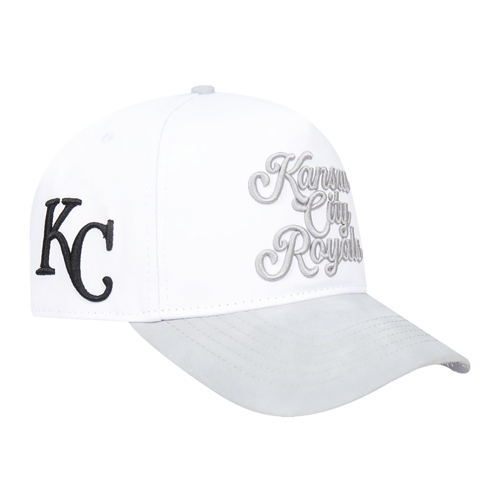Pro Standard Kansas City Royals White Cement Snapback Hat-White