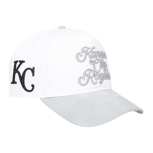 Pro Standard Kansas City Royals White Cement Snapback Hat-White