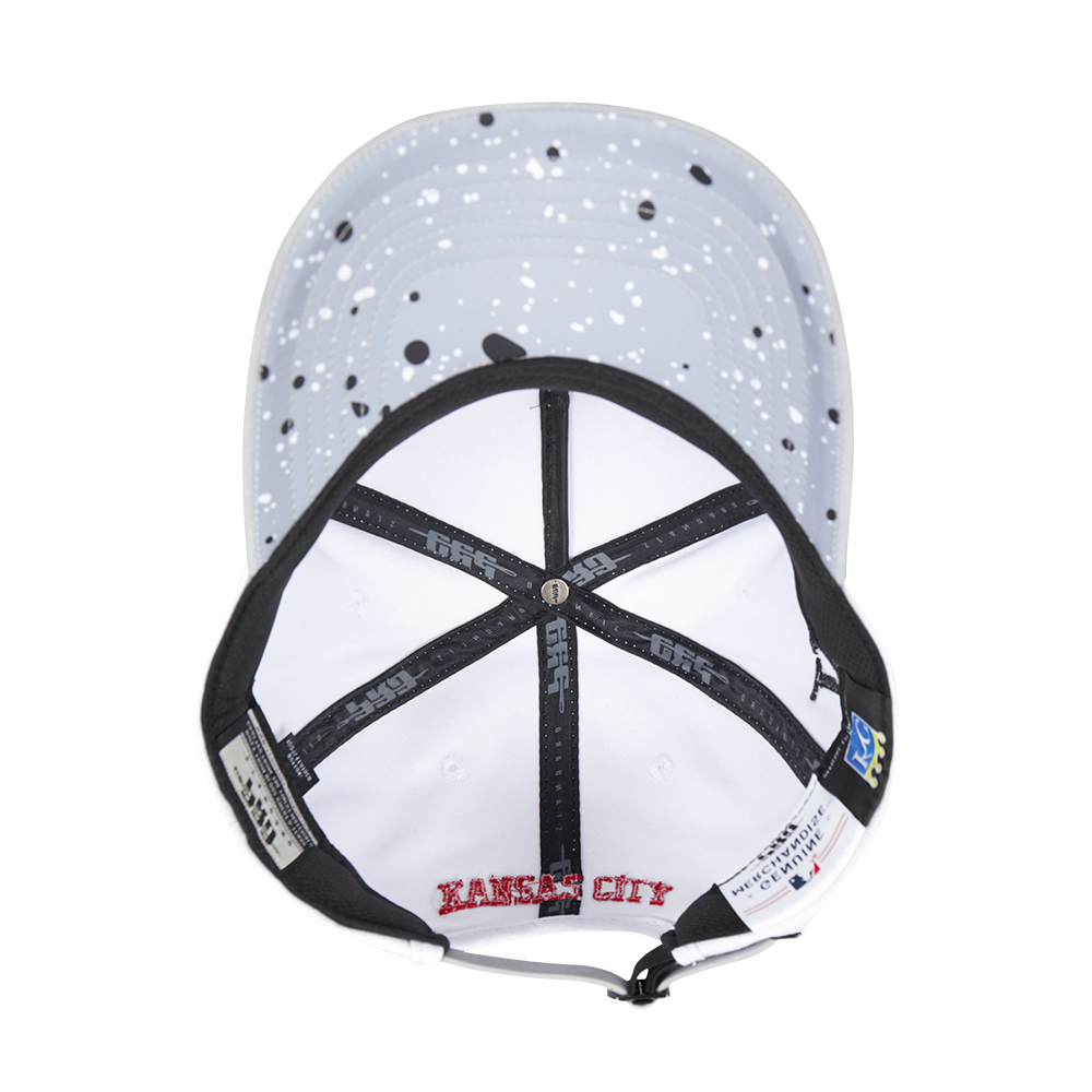 Pro Standard Kansas City Royals White Cement Snapback Hat-White