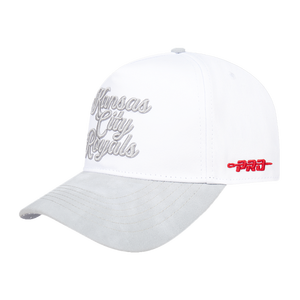 Pro Standard Kansas City Royals White Cement Snapback Hat-White