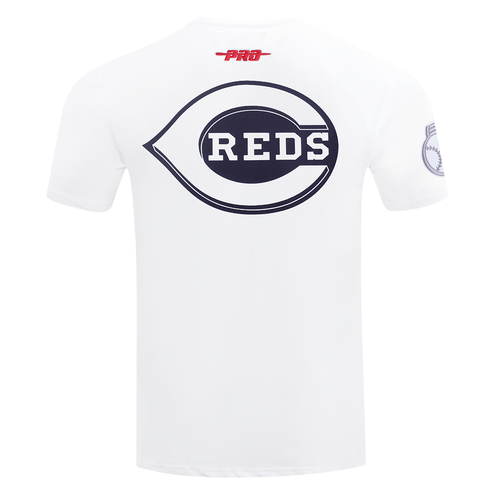 Pro Standard Cincinnati Reds White Cement Tee-White - WHITE Thumbnail View 2