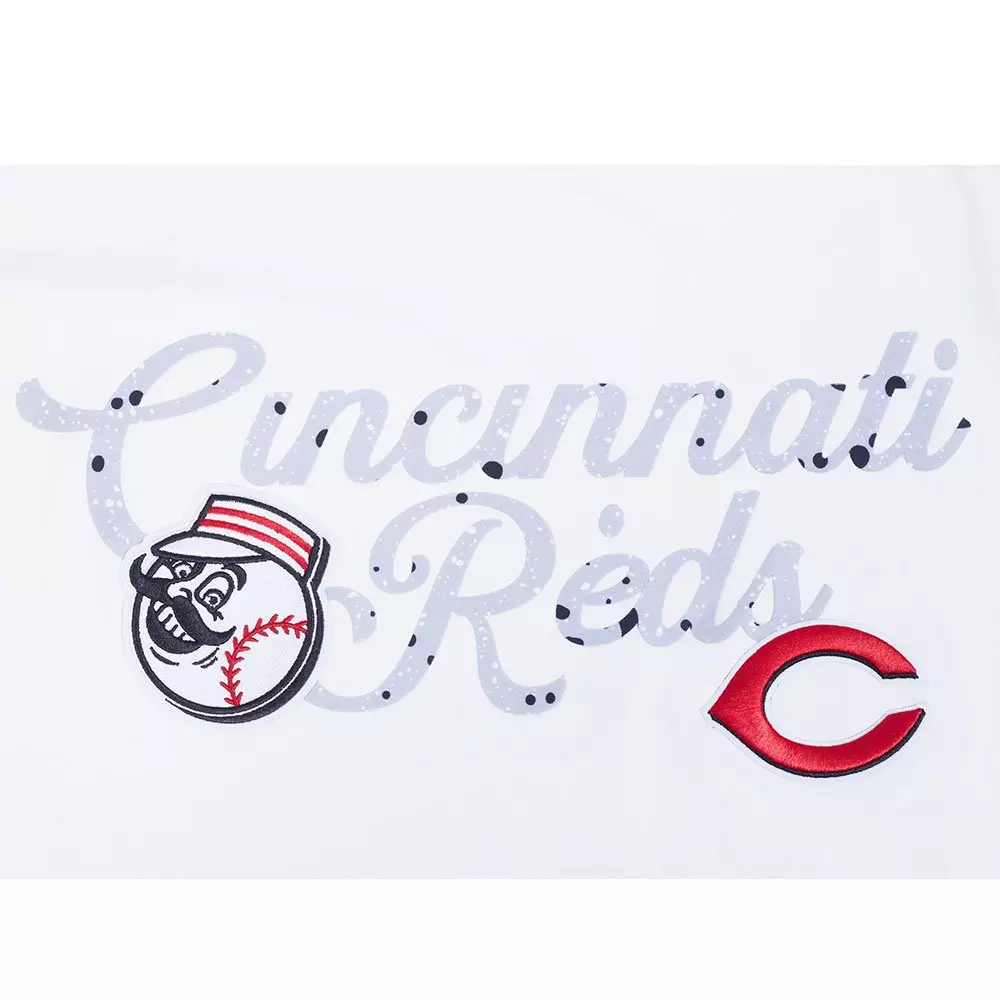 Pro Standard Cincinnati Reds White Cement Tee-White - WHITE