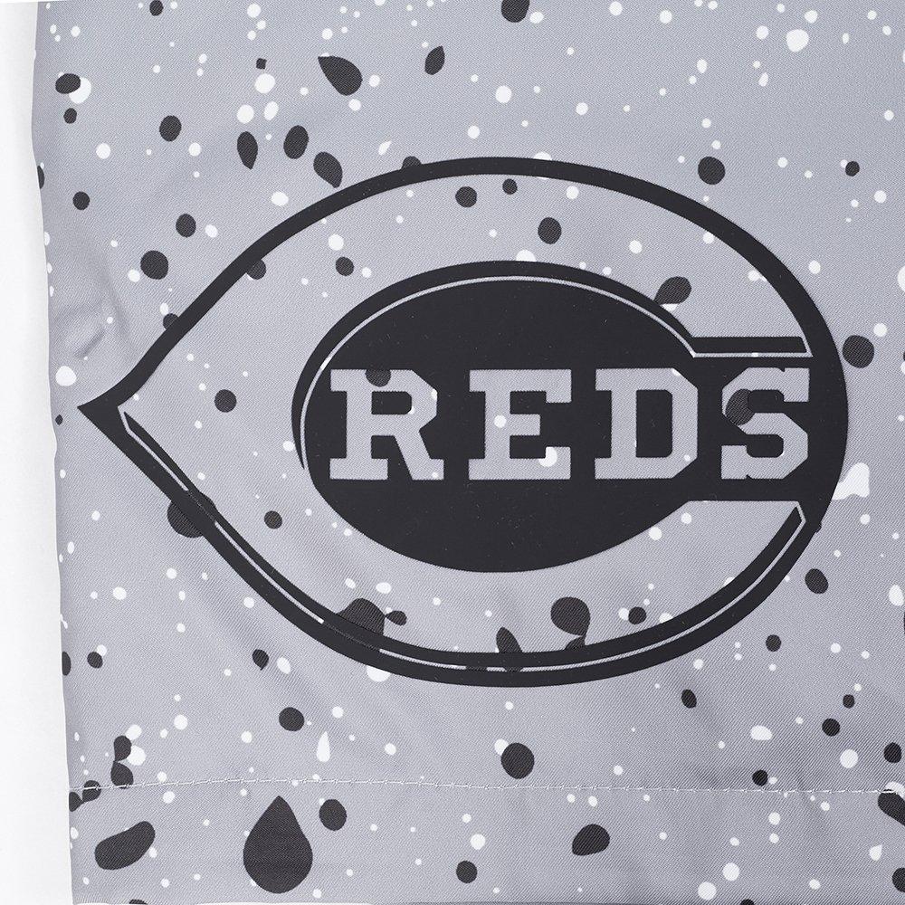 Pro Standard Cincinnati Reds White Cement Shorts-Grey - GREY Thumbnail View 5