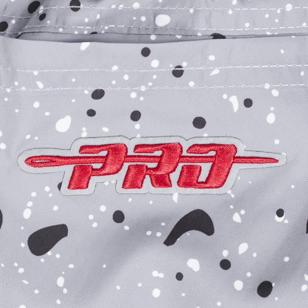 Pro Standard Cincinnati Reds White Cement Shorts-Grey - GREY Thumbnail View 6