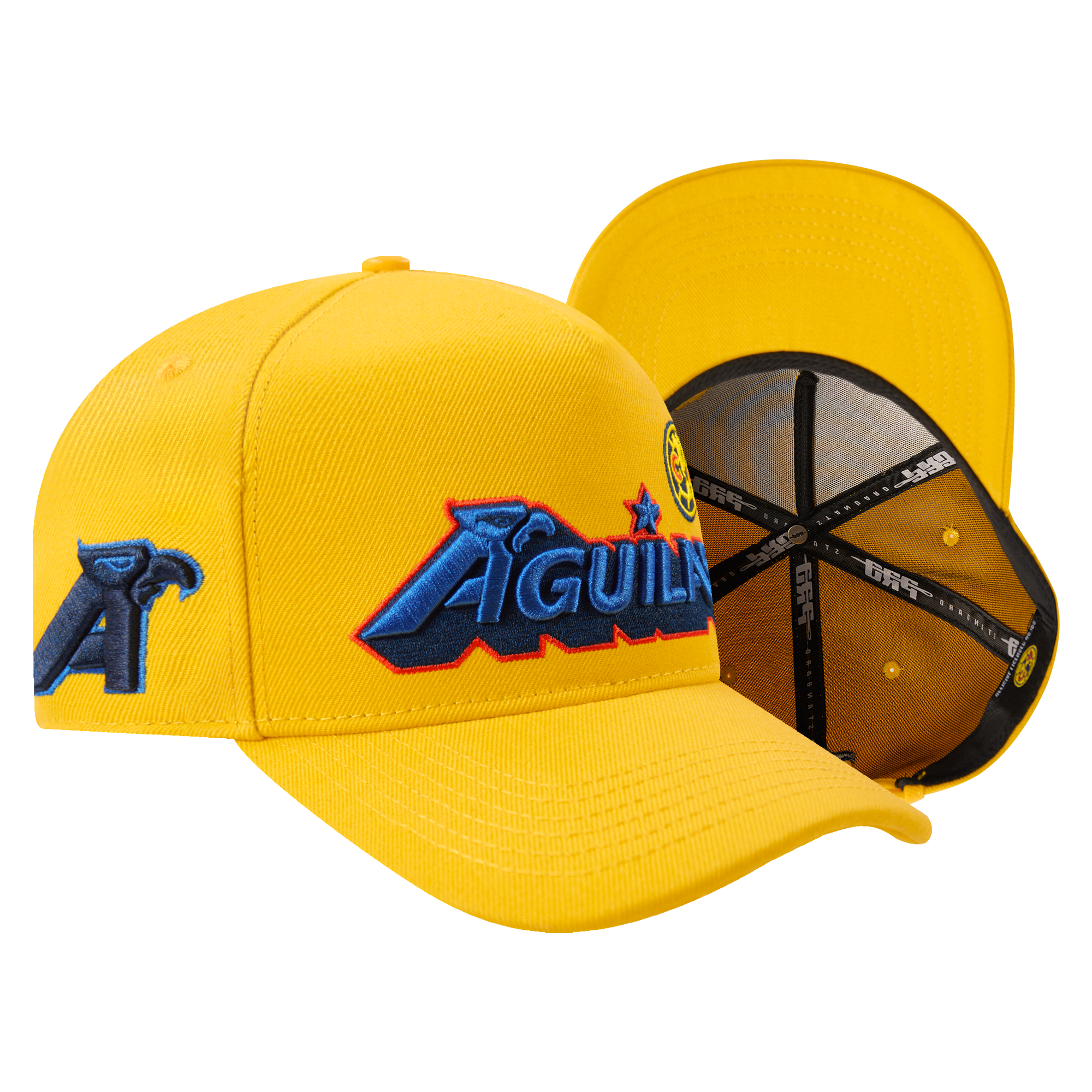 Pro Standard Club America Stadium Snapback Hat-Yellow
