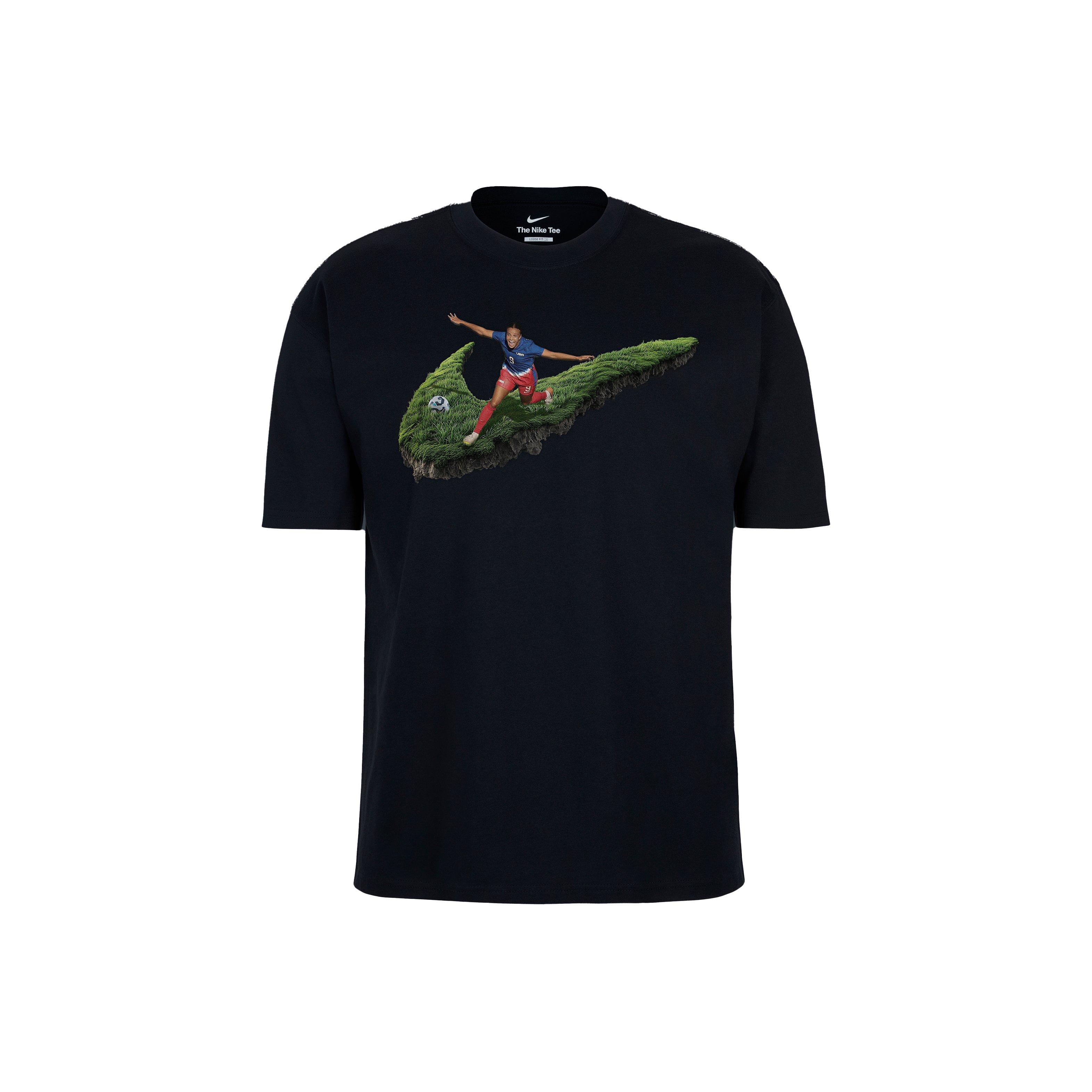 Nike Mallory Swanson "So Win" Soccer Tee - BLACK Thumbnail View 1