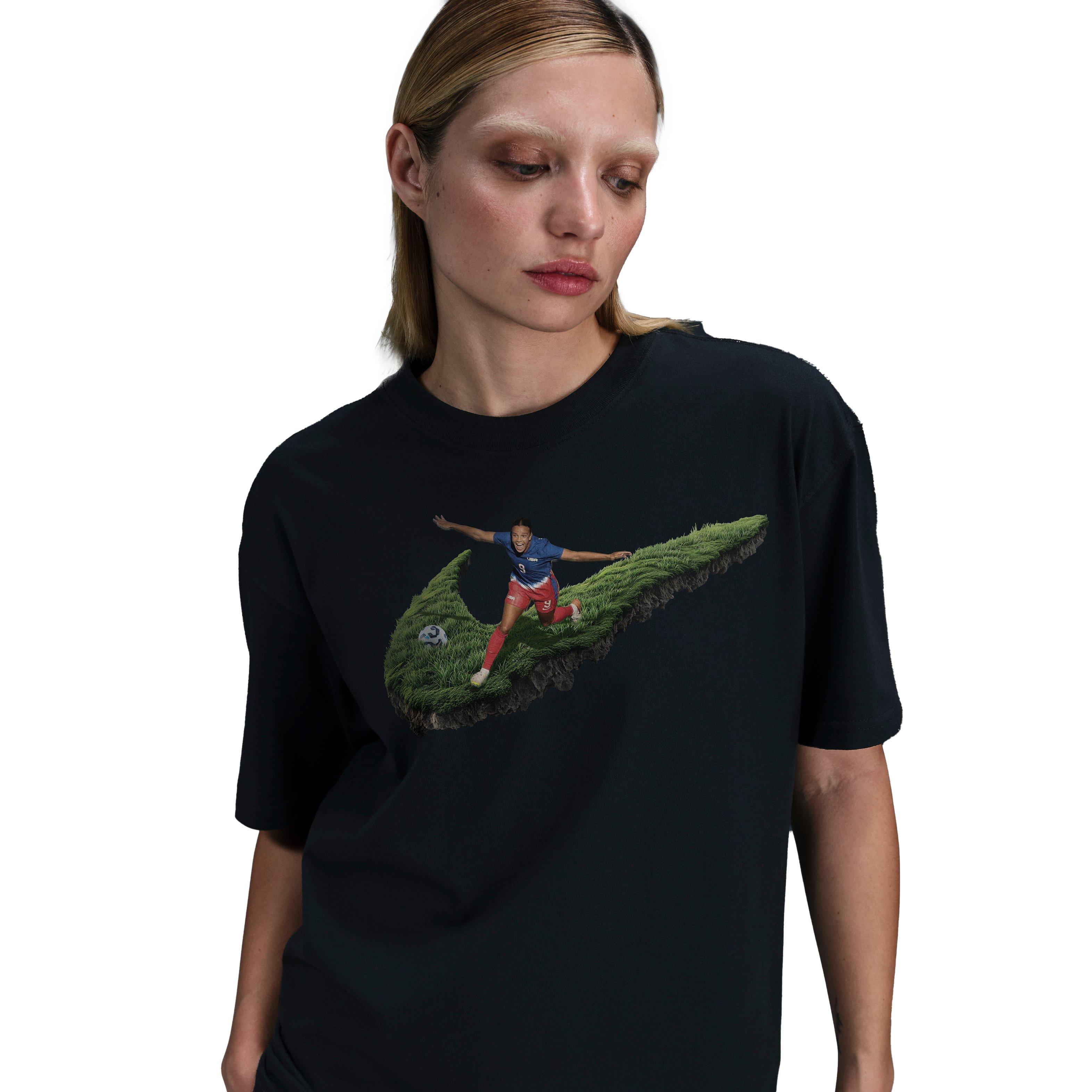 Nike Mallory Swanson "So Win" Soccer Tee - BLACK Thumbnail View 2