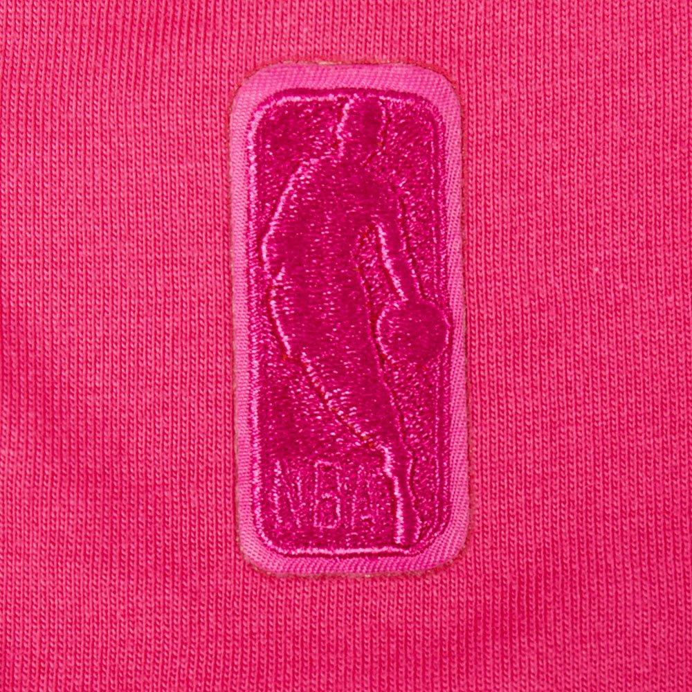 Pro Standard Big Girls Chicago Bulls Triple Pink Short Sleeve Boxy Tee-Pink