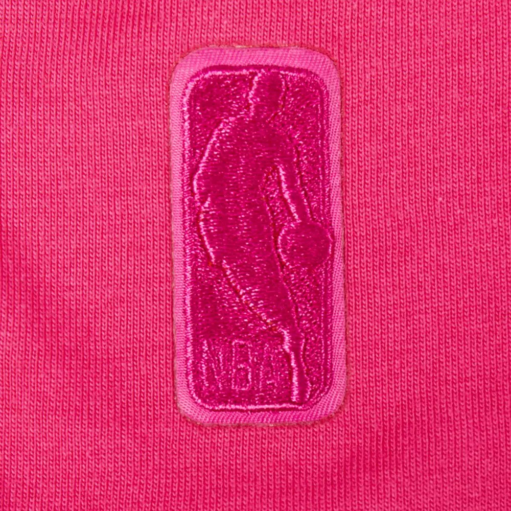 Pro Standard Big Girls Chicago Bulls Triple Pink Short Sleeve Boxy Tee-Pink - PINK