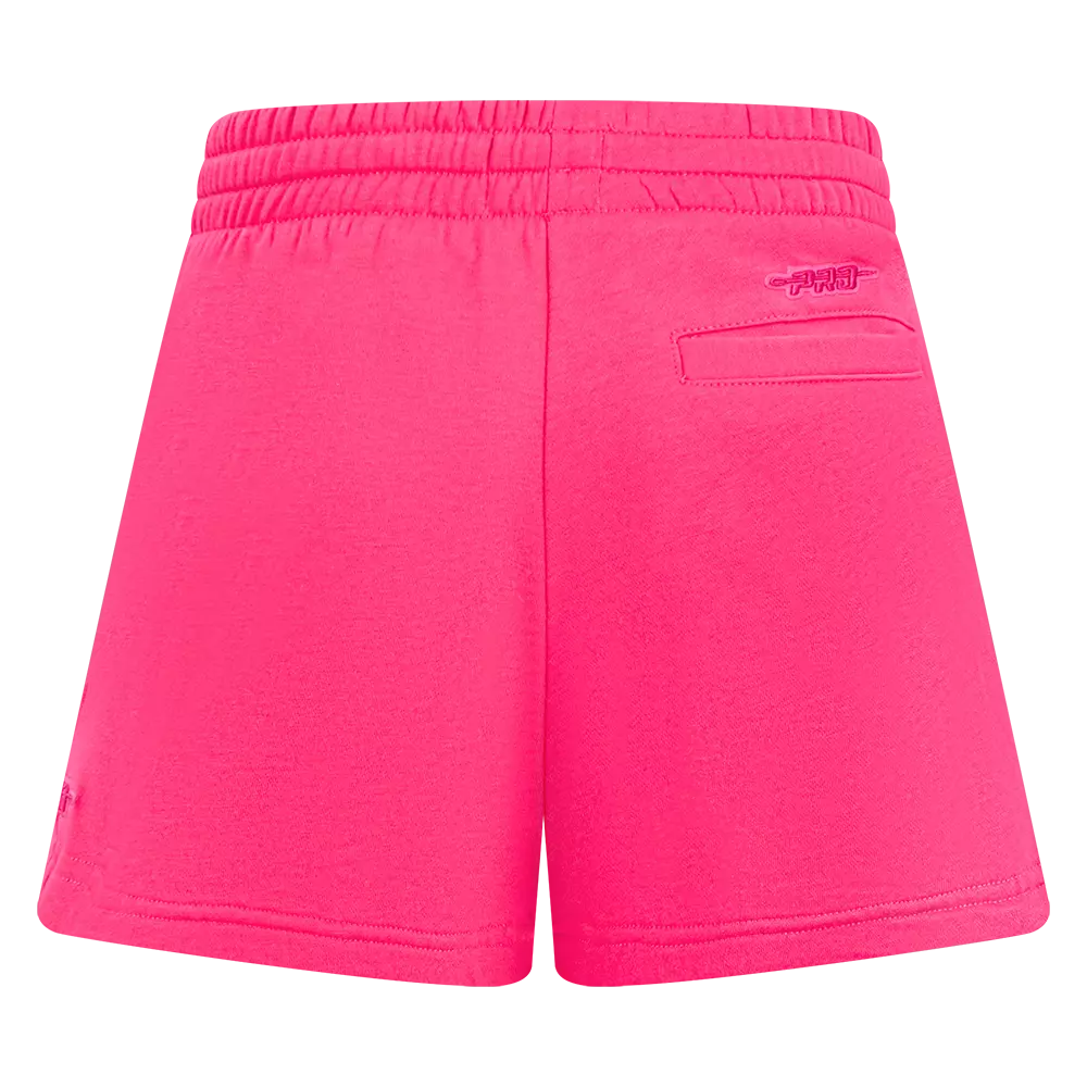 Pro Standard Big Girl's Chicago Bulls Triple Pink Fleece Shorts-Pink