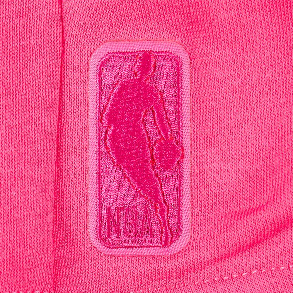 Pro Standard Big Girl's Chicago Bulls Triple Pink Fleece Shorts-Pink