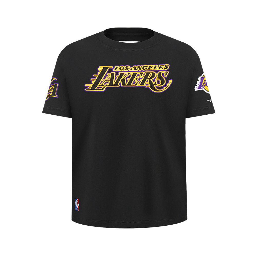Los Angeles Lakers Big Boy Tee Black/Yellow | Hibbett