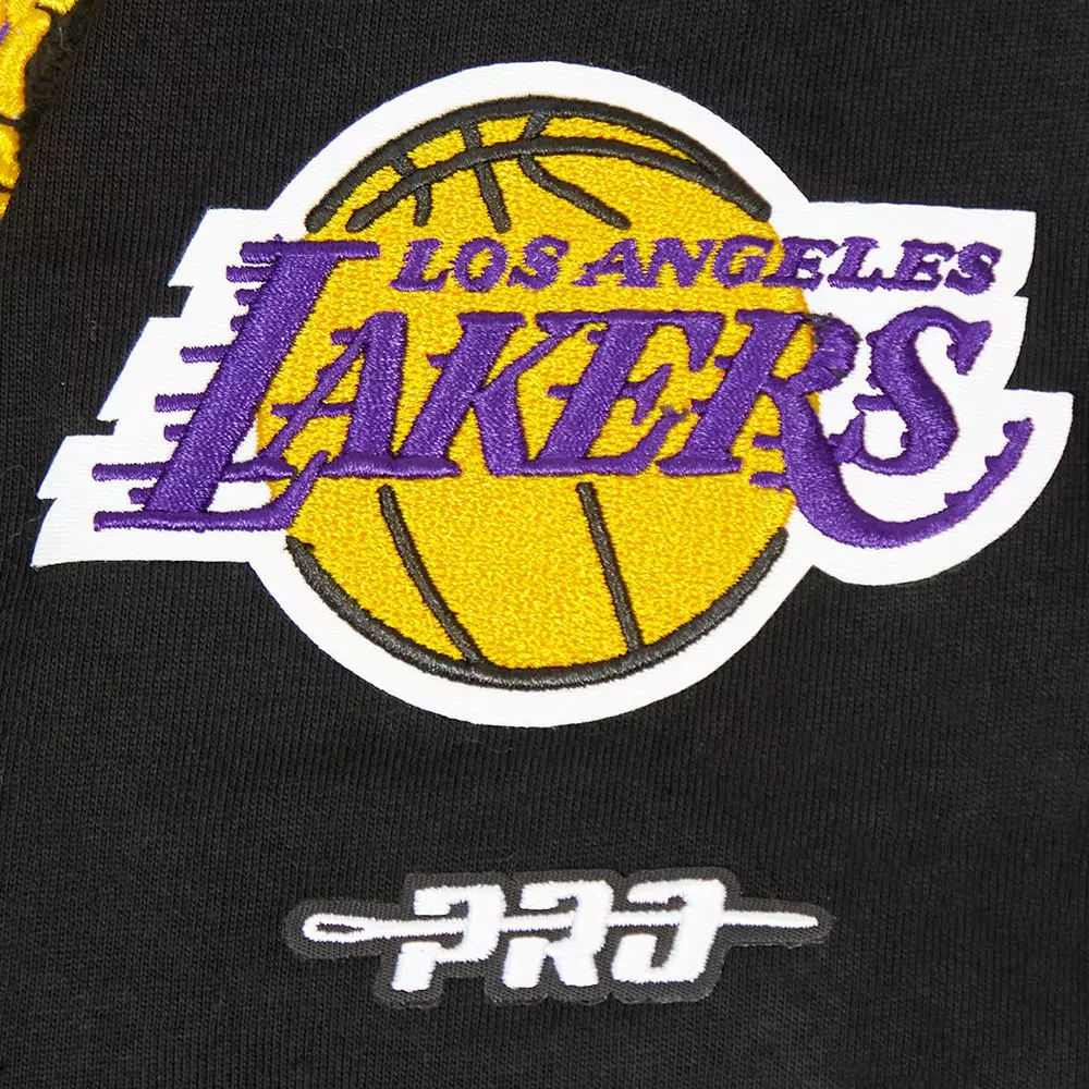 Pro Standard Big Boy's Los Angeles Lakers Classic SJ Tee-Black/Yellow - BLACK/YELLOW