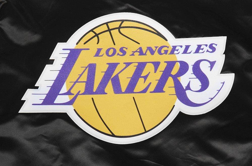 Pro Standard Los Angeles Lakers Classic Satin Big Boys' ​Black/Yellow Jacket