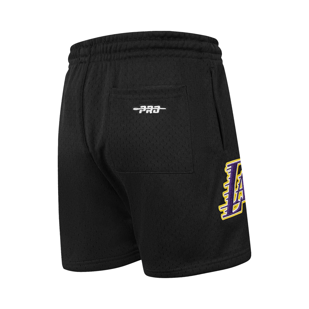 Pro Standard Los Angeles Lakers Classic Mesh Basketball Big Boy's Black/Yellow Shorts