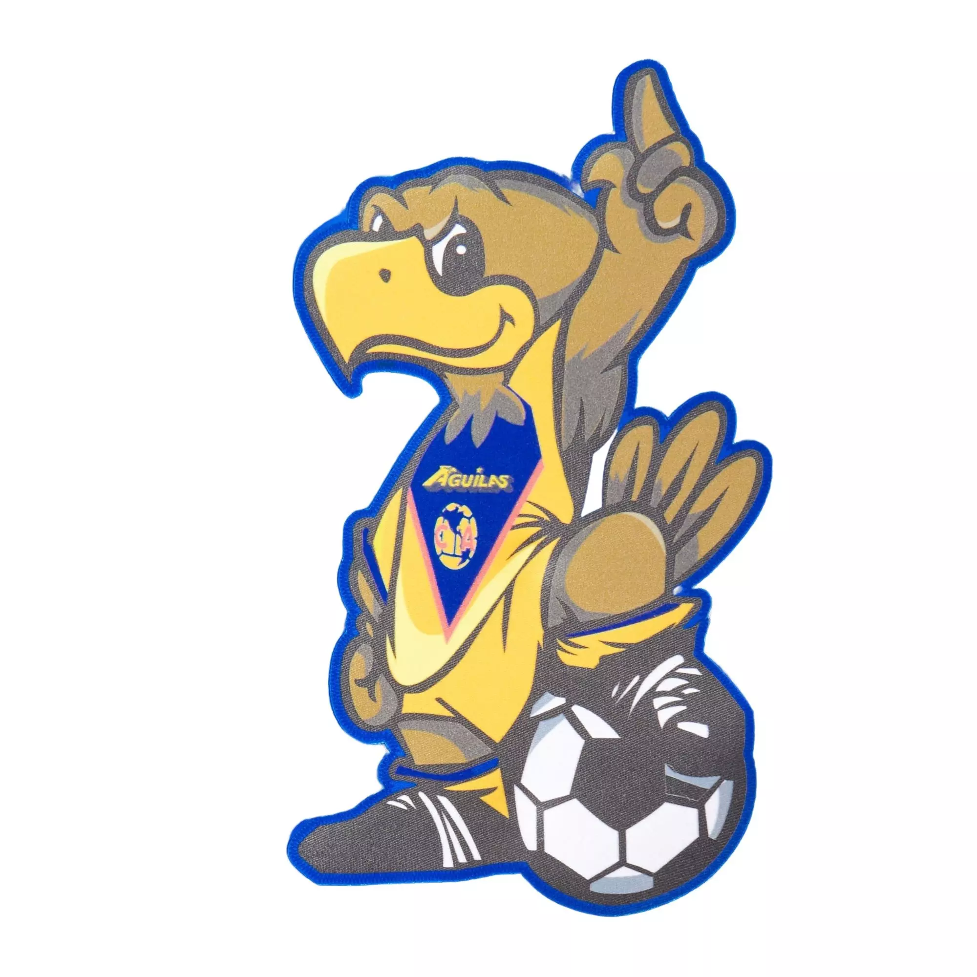 Pro Standard Big Boys' Club America Stadium Ribbed Satin Jacket - BLUE/YELLOW