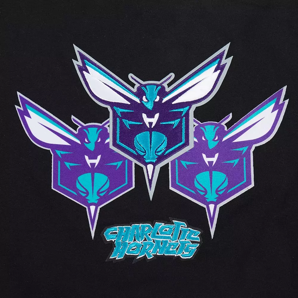 Pro Standard Youth Charlotte Hornets Grape Aqua Tee - PURPLE/AQUA