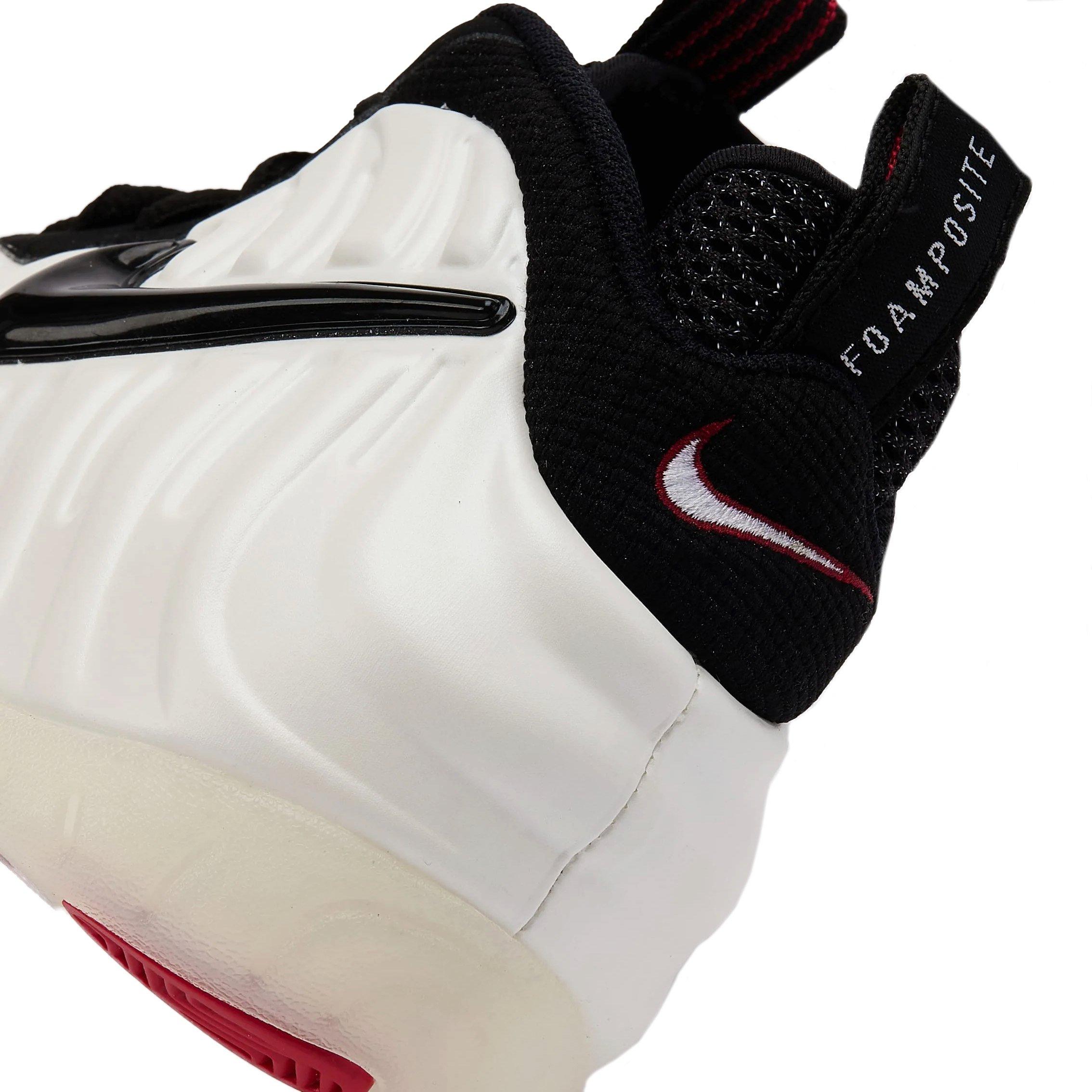 Nike Foamposite One "Pearl" Men's Shoe - PEARL WHITE/BLACK/TRUE RED Thumbnail View 5