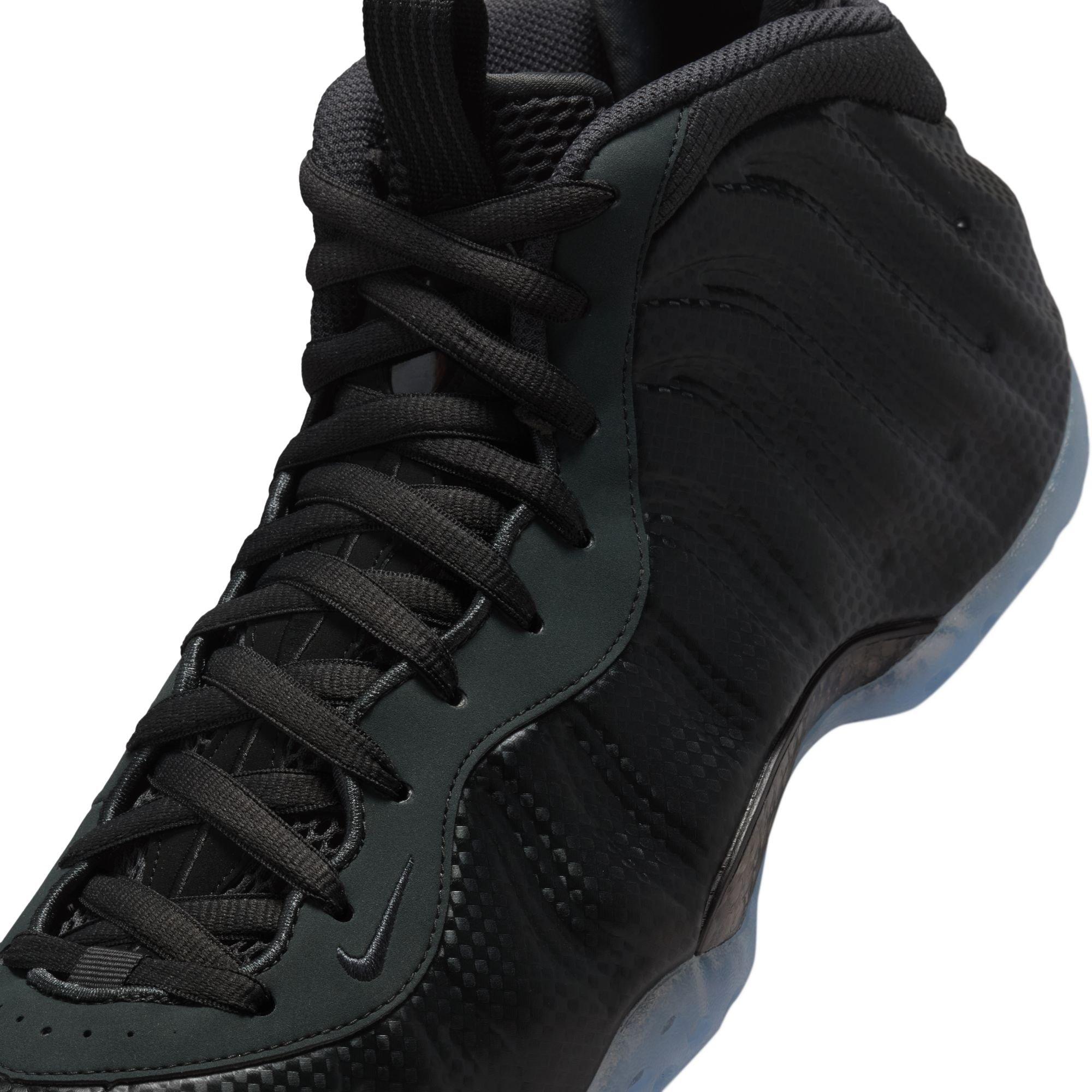 Nike Foamposite One "Carbon Fiber" Men's Shoe - BLACK/SMOKE GREY Thumbnail View 4