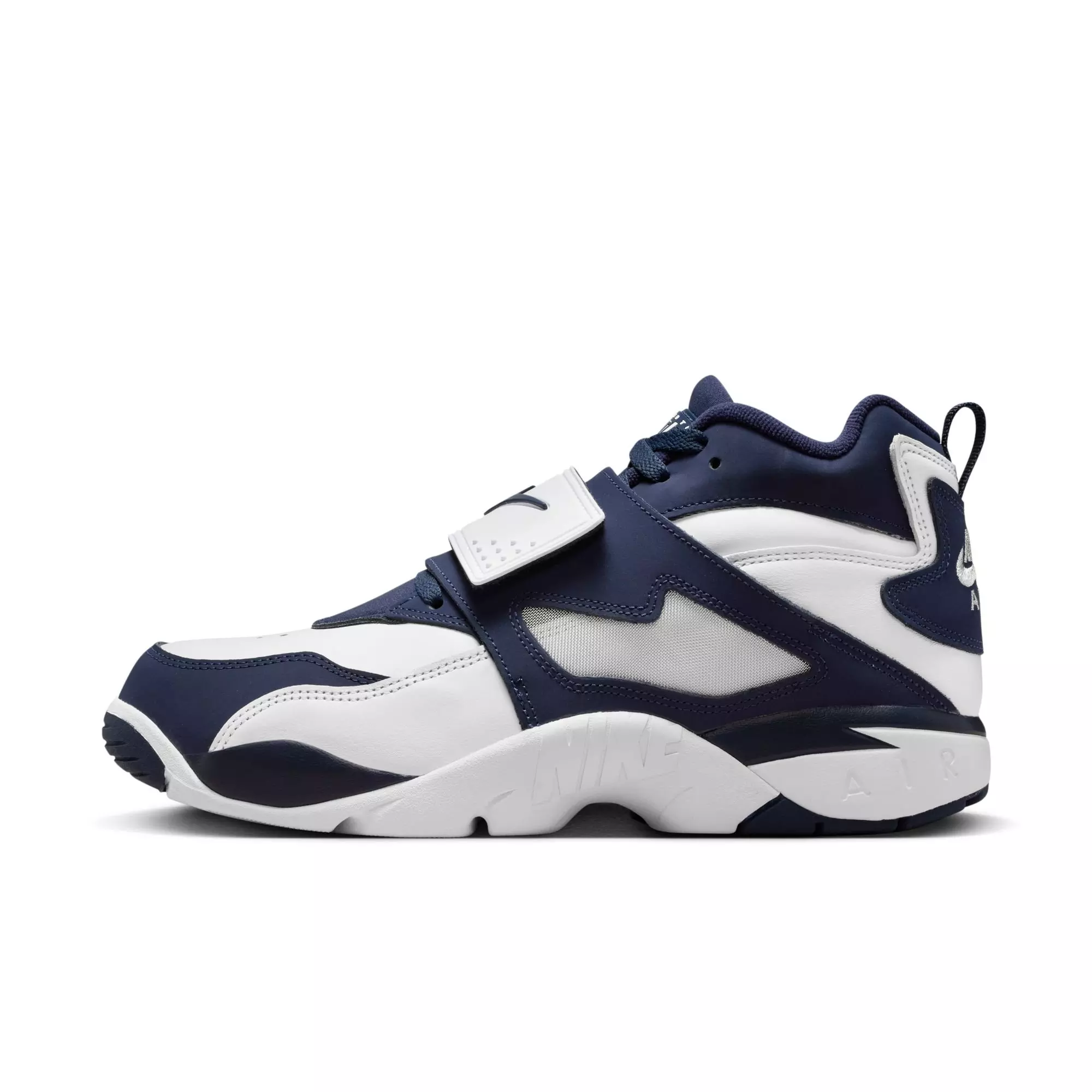 Nike Air Diamond Turf “Cowboys” Men's Shoe - WHITE/COLLEGE NAVY/METALLIC SILVER