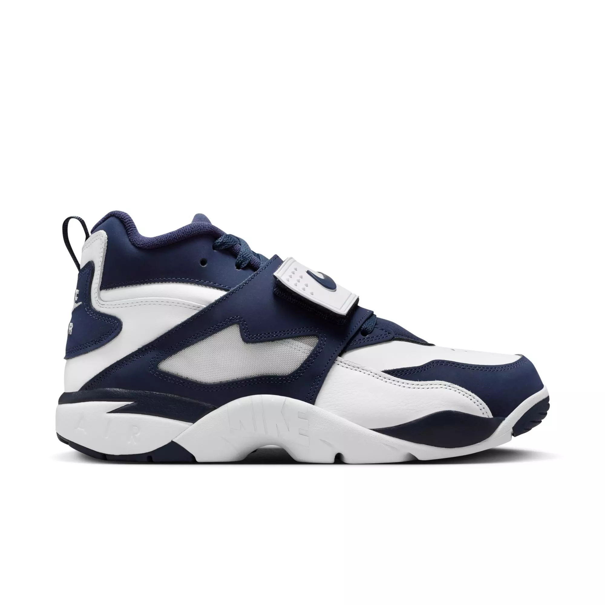 Nike Air Diamond Turf “Cowboys” Men's Shoe - WHITE/COLLEGE NAVY/METALLIC SILVER