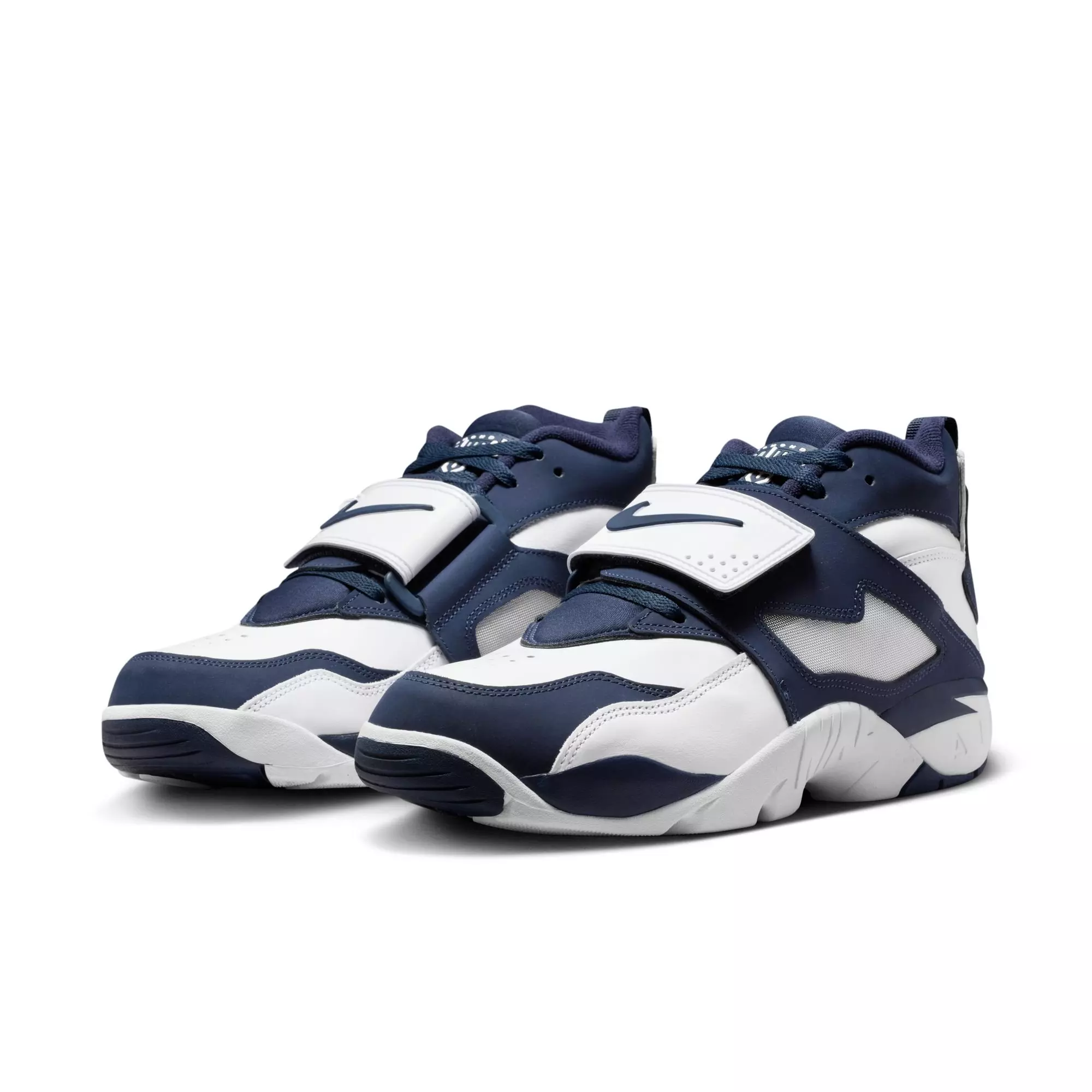 Nike Air Diamond Turf “Cowboys” Men's Shoe - WHITE/COLLEGE NAVY/METALLIC SILVER