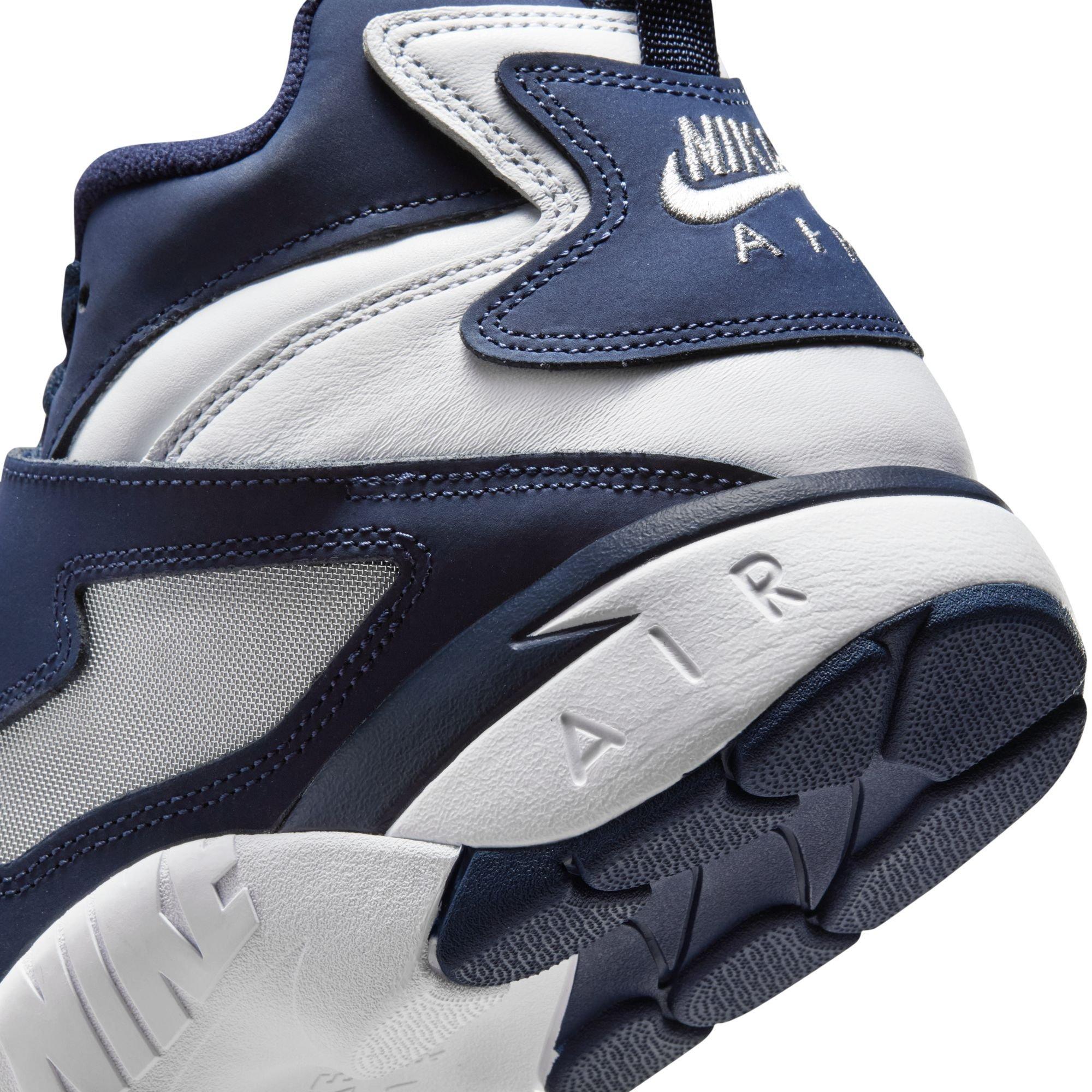 Nike Air Diamond Turf &ldquo;White and Metallic Silver&rdquo; Men's Shoe - WHITE/COLLEGE NAVY/METALLIC SILVER Thumbnail View 6