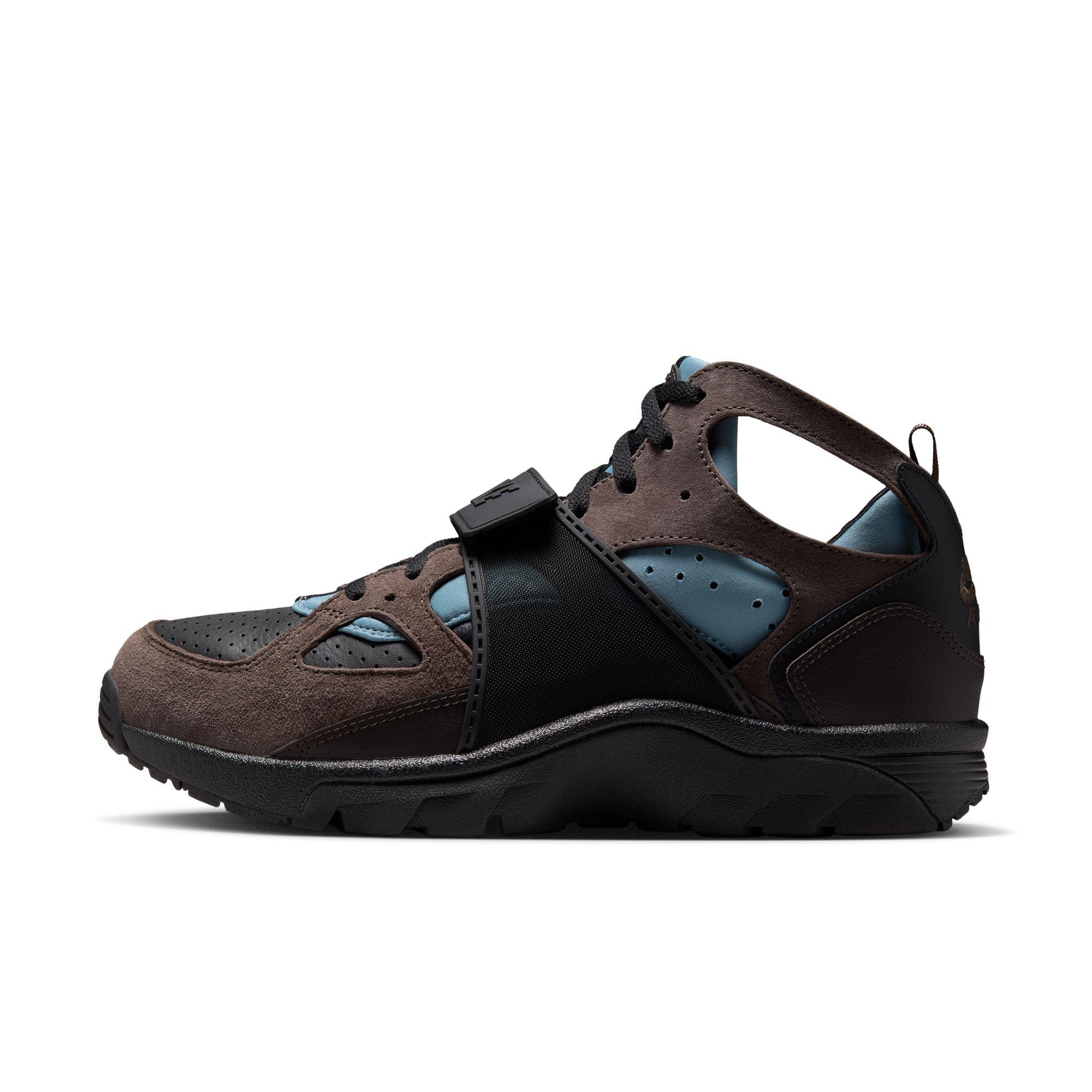 Nike Air Trainer Huarache "Baroque Brown" Men's Shoe - BLACK/BAROQUE BROWN/SMOKEY BLUE Thumbnail View 6