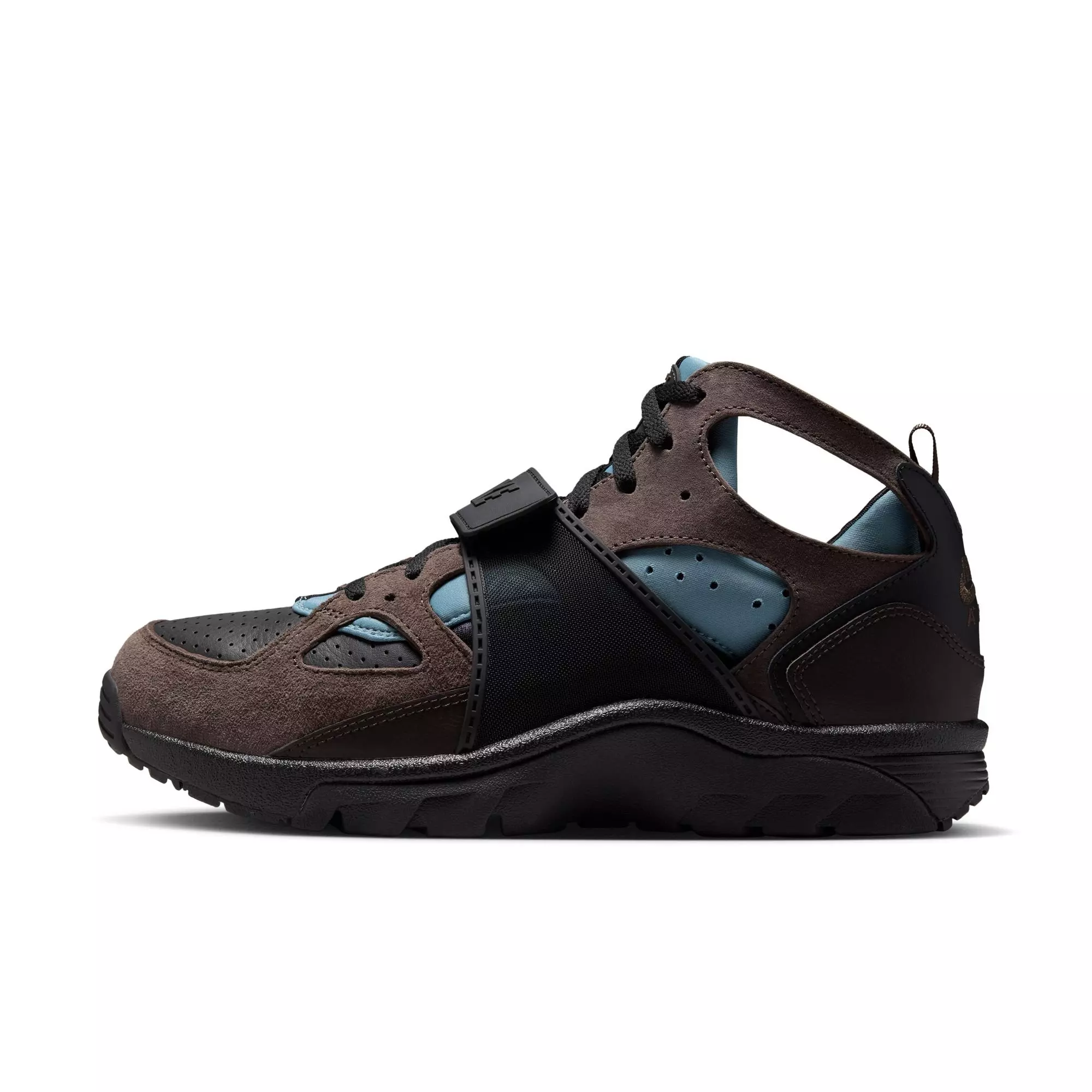 Nike Air Trainer Huarache "Baroque Brown" Men's Shoe - BLACK/BAROQUE BROWN/SMOKEY BLUE