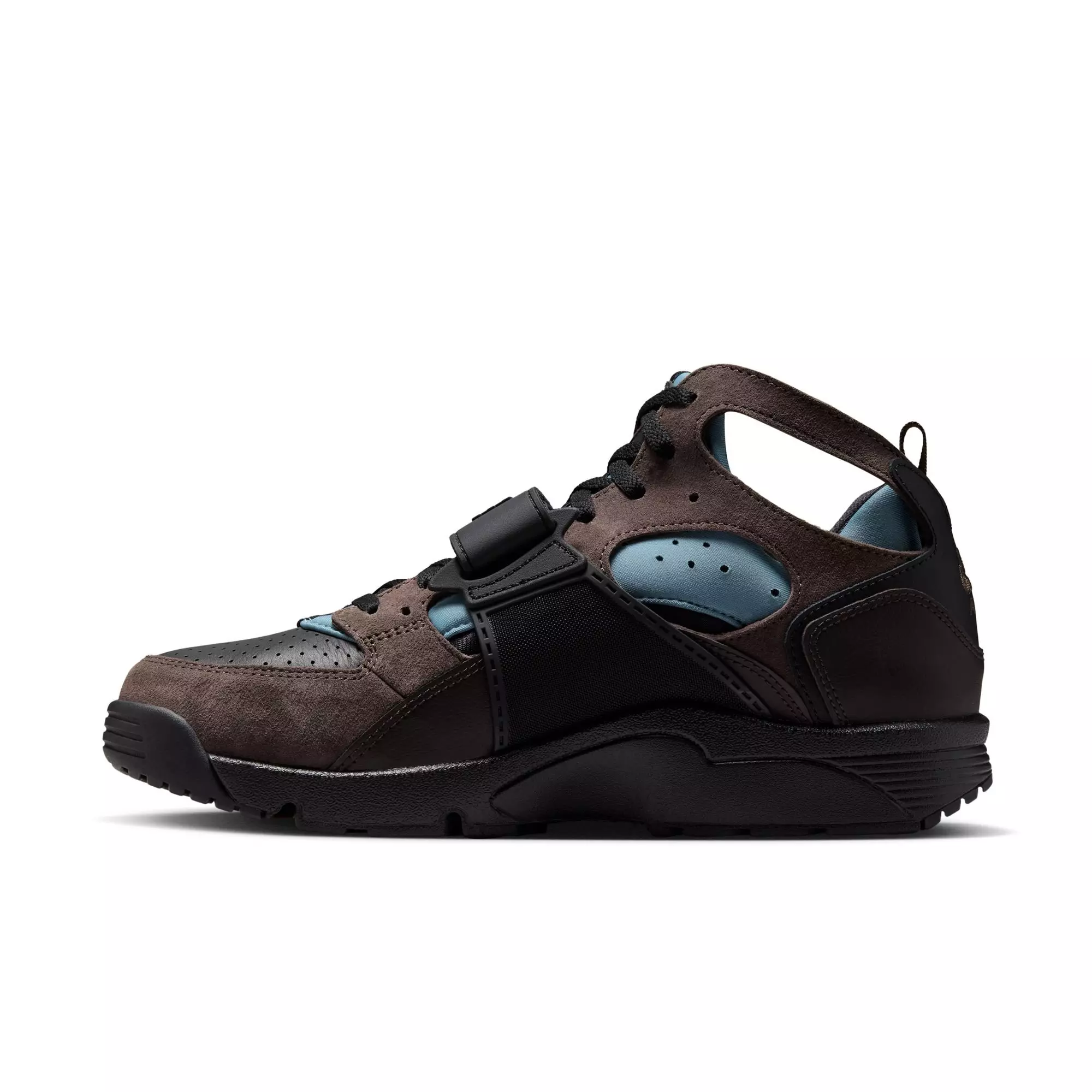 Nike Air Trainer Huarache "Baroque Brown" Men's Shoe - BLACK/BAROQUE BROWN/SMOKEY BLUE