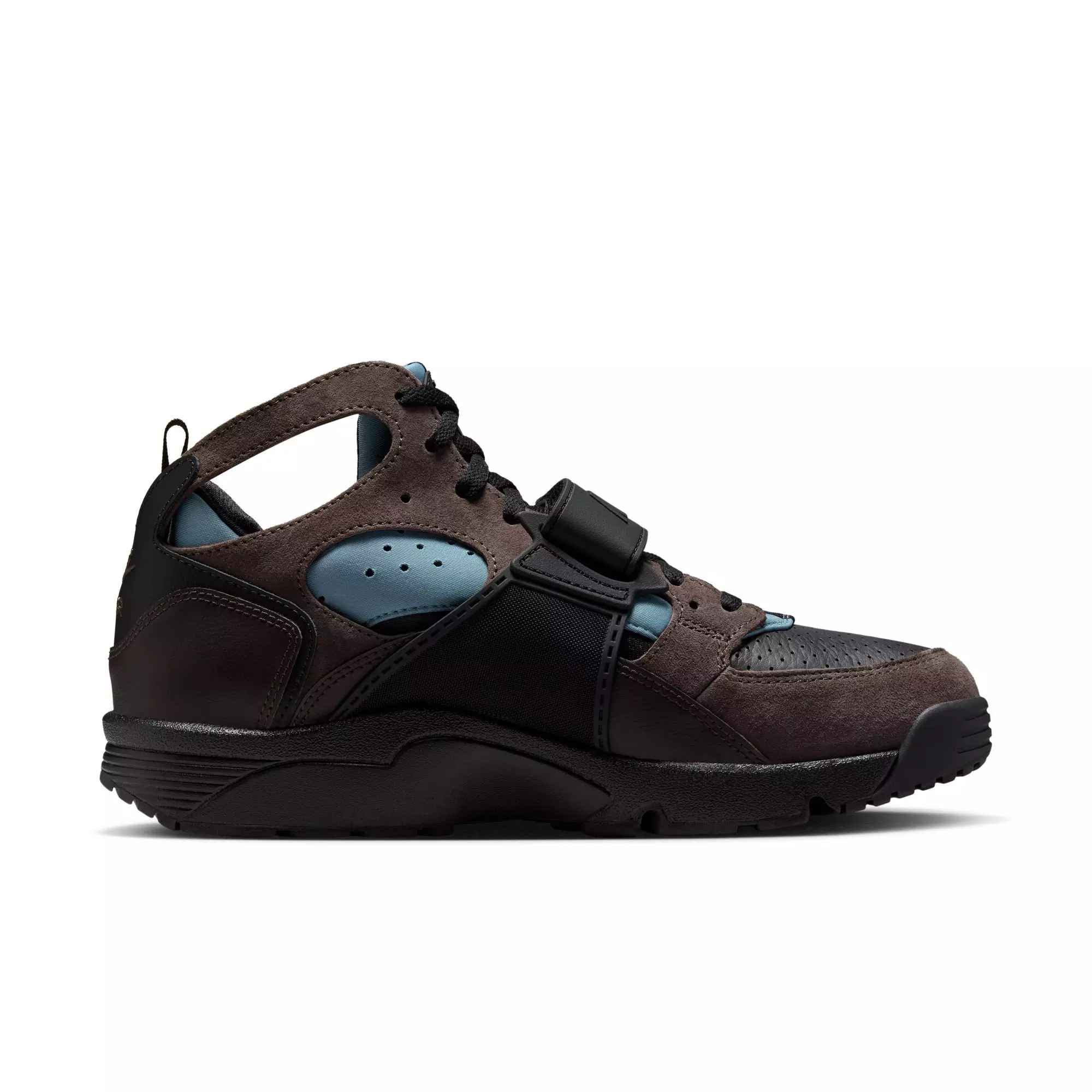 Nike Air Trainer Huarache "Baroque Brown" Men's Shoe - BLACK/BAROQUE BROWN/SMOKEY BLUE