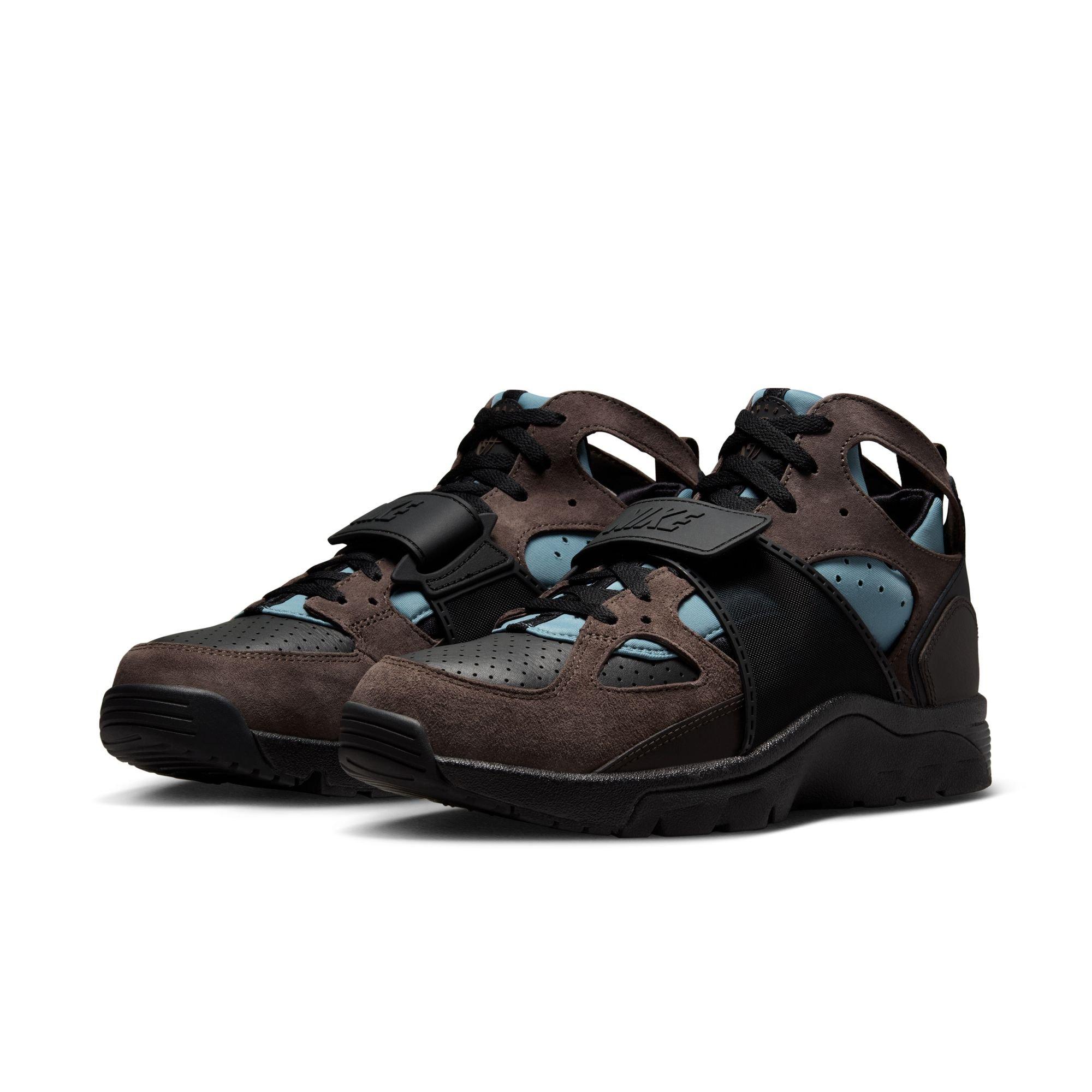 Nike Air Trainer Huarache "Baroque Brown" Men's Shoe - BLACK/BAROQUE BROWN/SMOKEY BLUE Thumbnail View 3