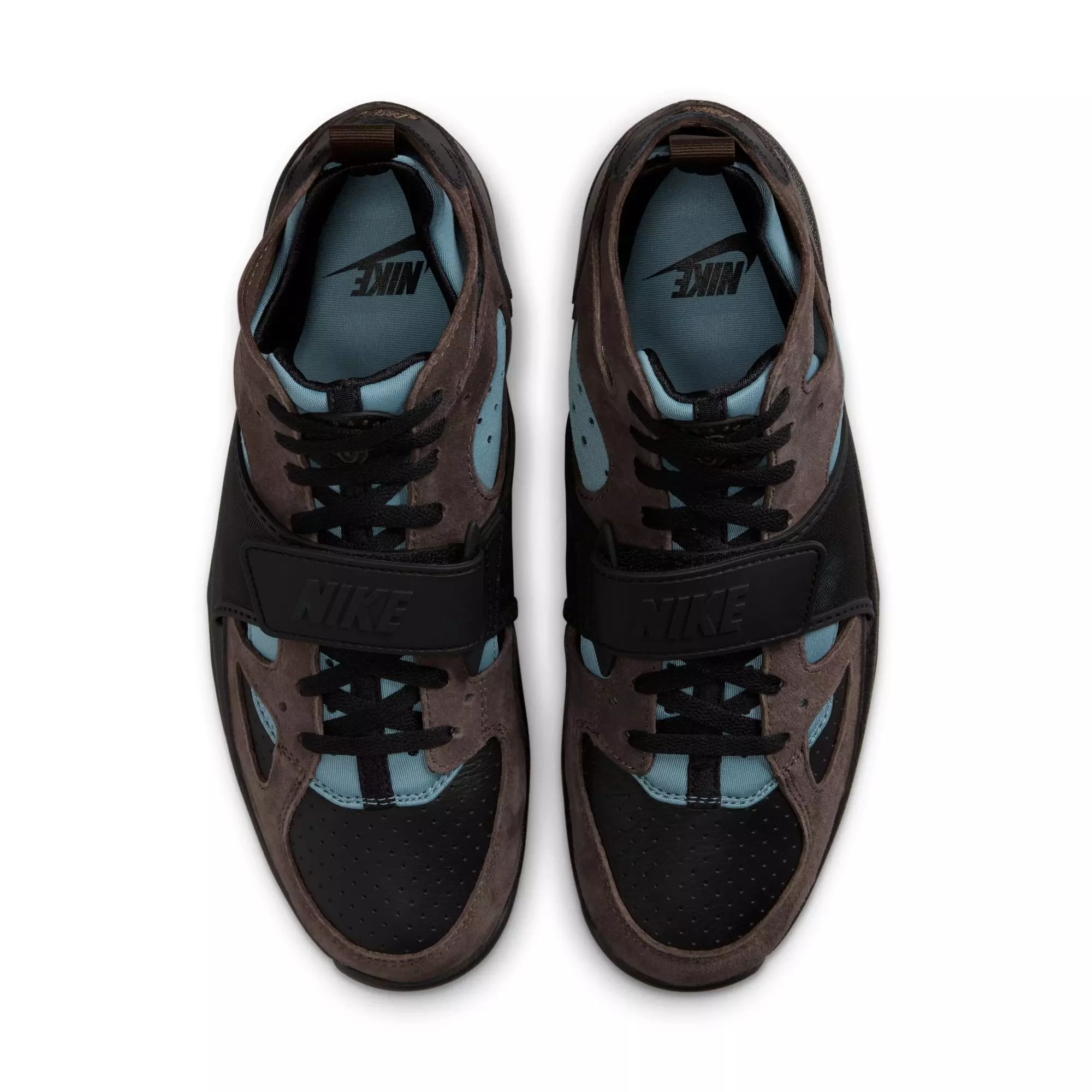 Nike Air Trainer Huarache "Baroque Brown" Men's Shoe - BLACK/BAROQUE BROWN/SMOKEY BLUE
