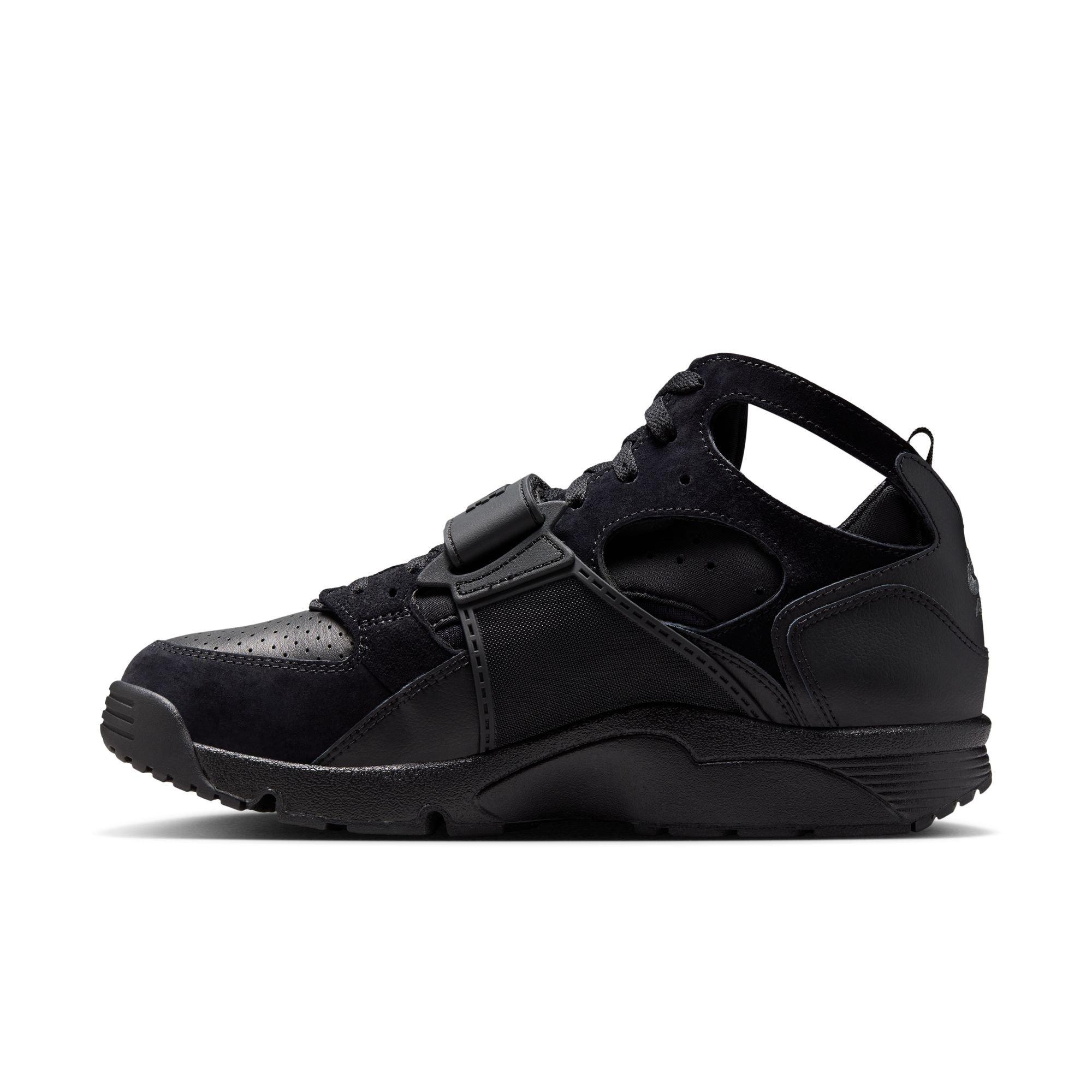 Nike Air Trainer Huarache "Black" Men's Shoe - BLACK Thumbnail View 7