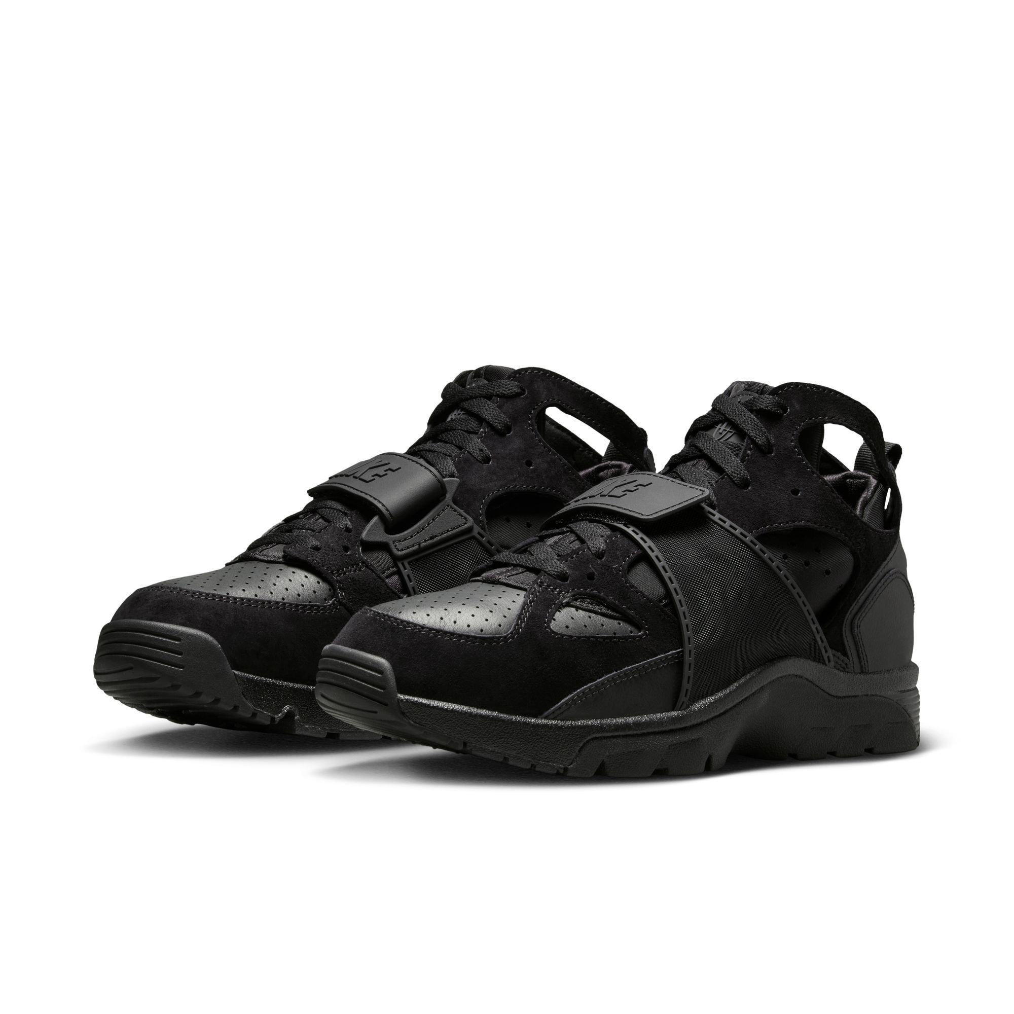 Nike Air Trainer Huarache "Black" Men's Shoe - BLACK Thumbnail View 3