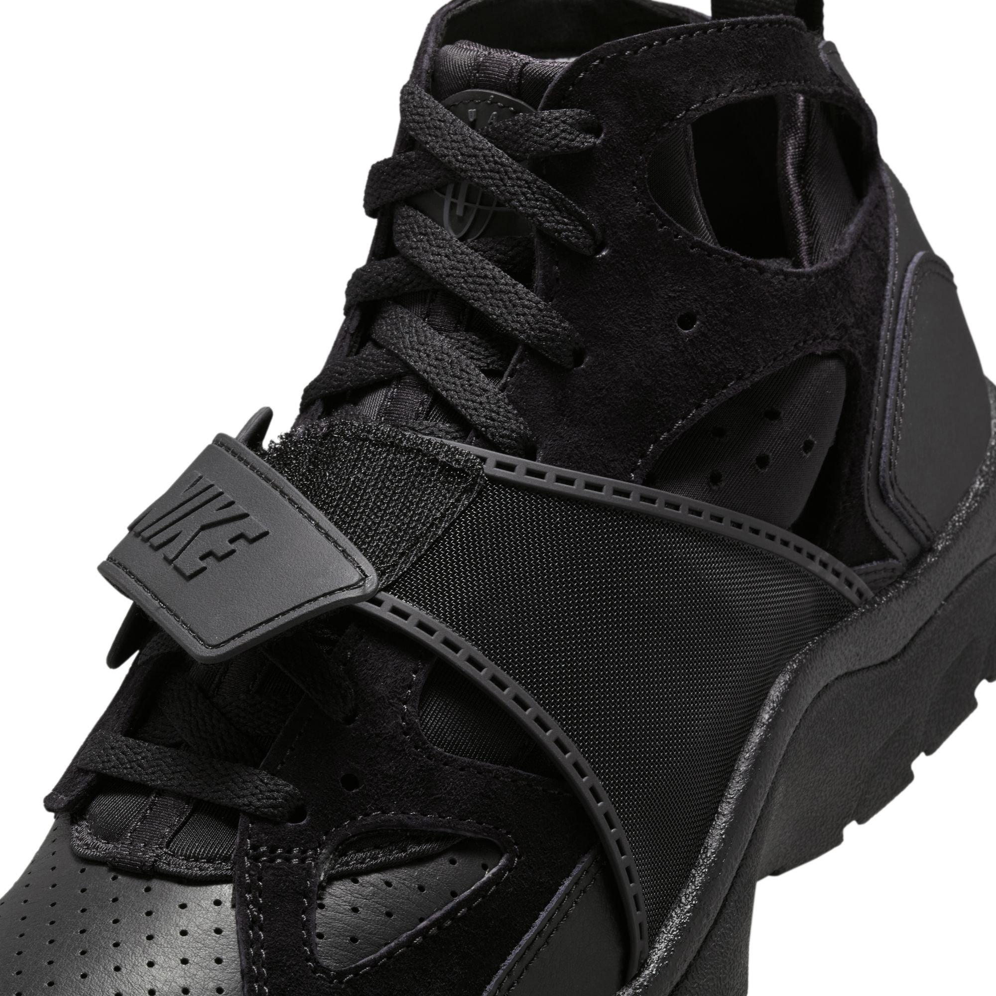 Nike Air Trainer Huarache "Black" Men's Shoe - BLACK Thumbnail View 4
