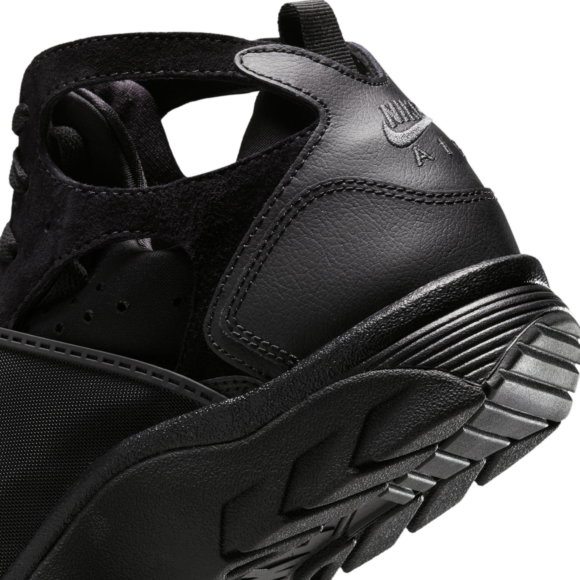 Nike Air Trainer Huarache "Black" Men's Shoe - BLACK Thumbnail View 5