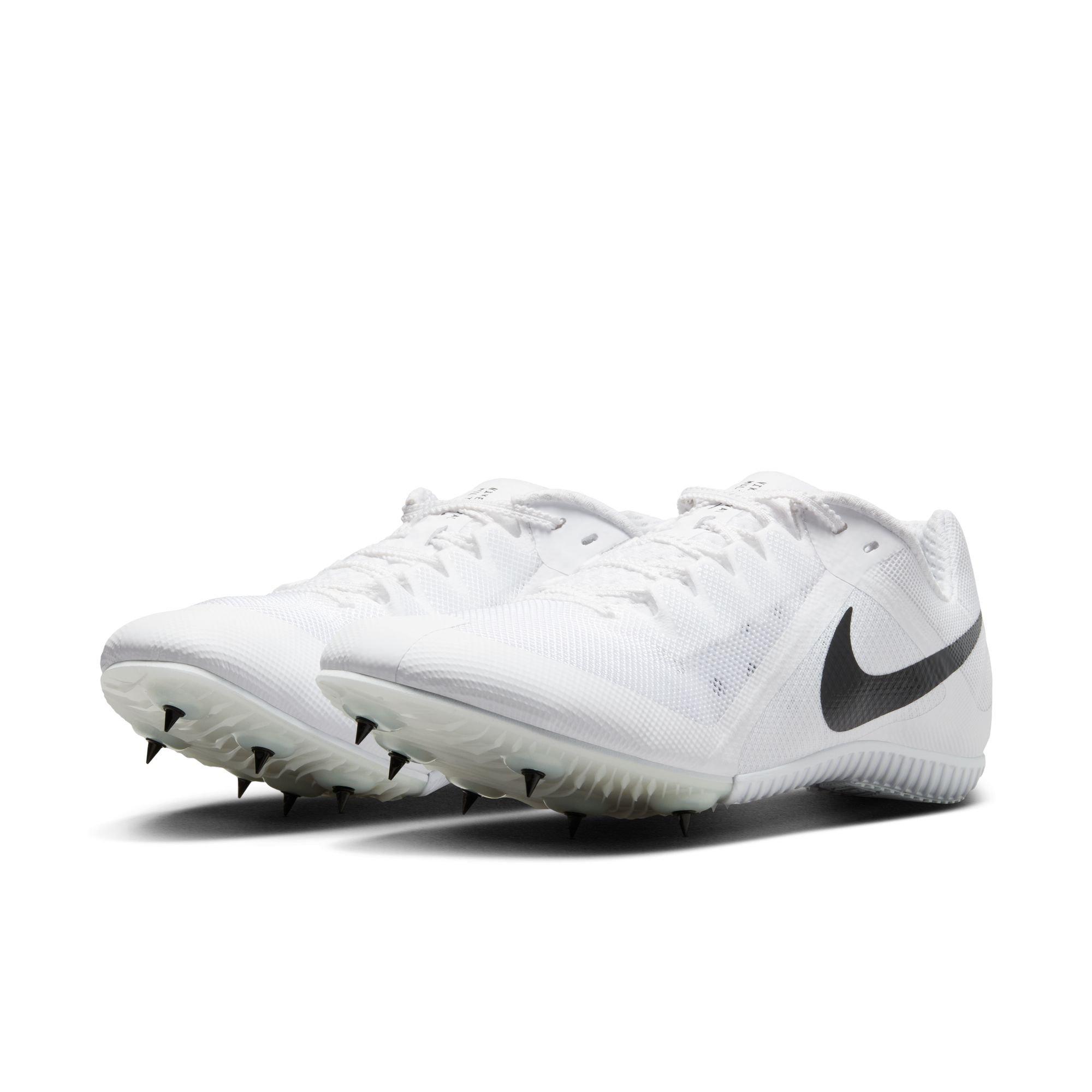 Nike Zoom Rival Multi-Event "White/Black/Metallic Silver" Unisex Track Spike - WHITE/BLACK Thumbnail View 5