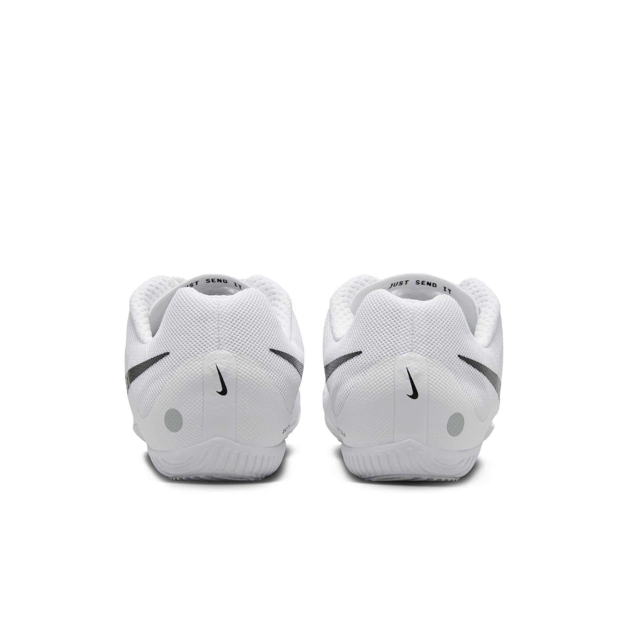 Nike Zoom Rival Multi-Event "White/Black/Metallic Silver" Unisex Track Spike - WHITE/BLACK Thumbnail View 7